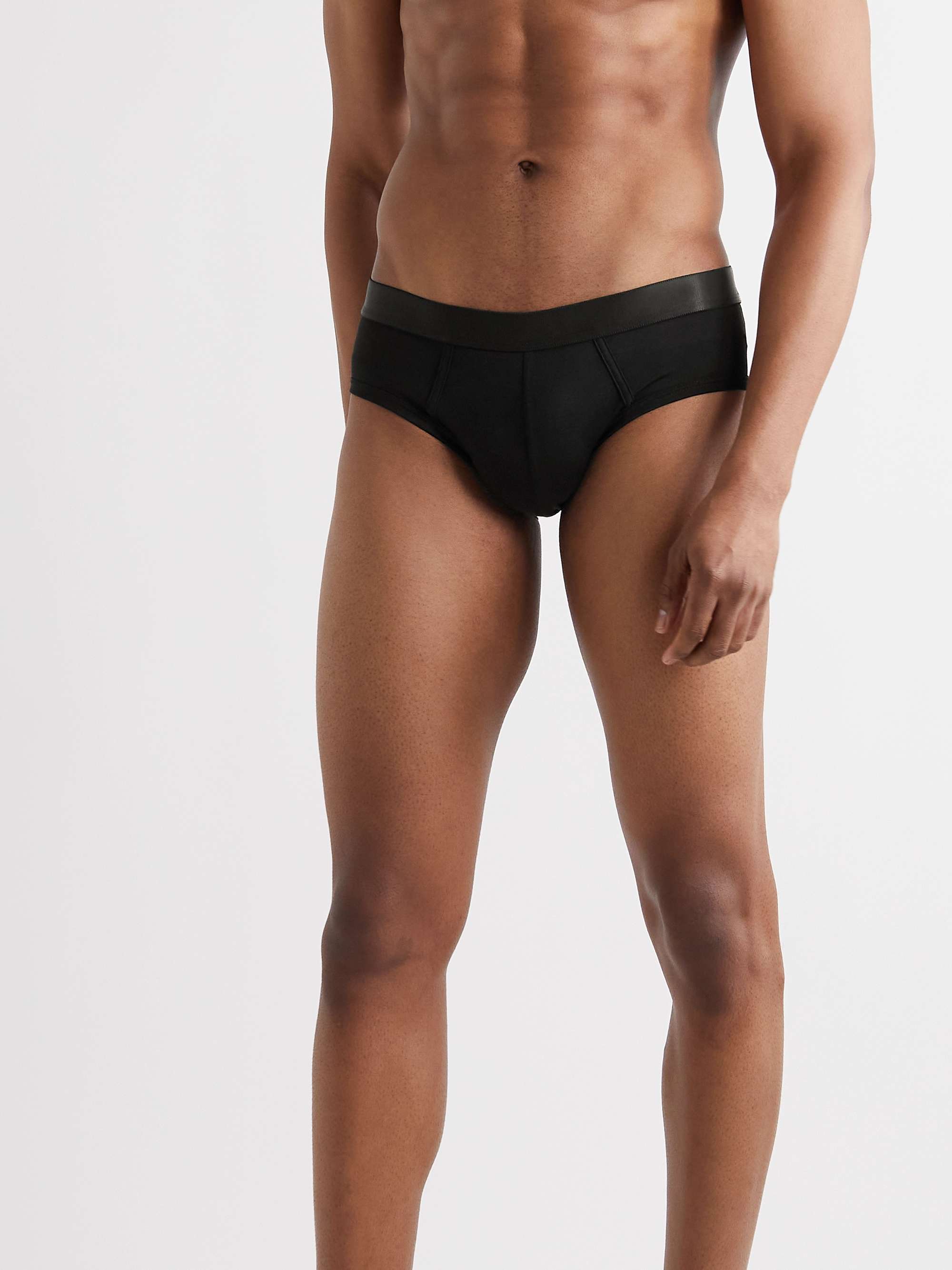 CDLP Three-Pack Stretch-Lyocell Briefs