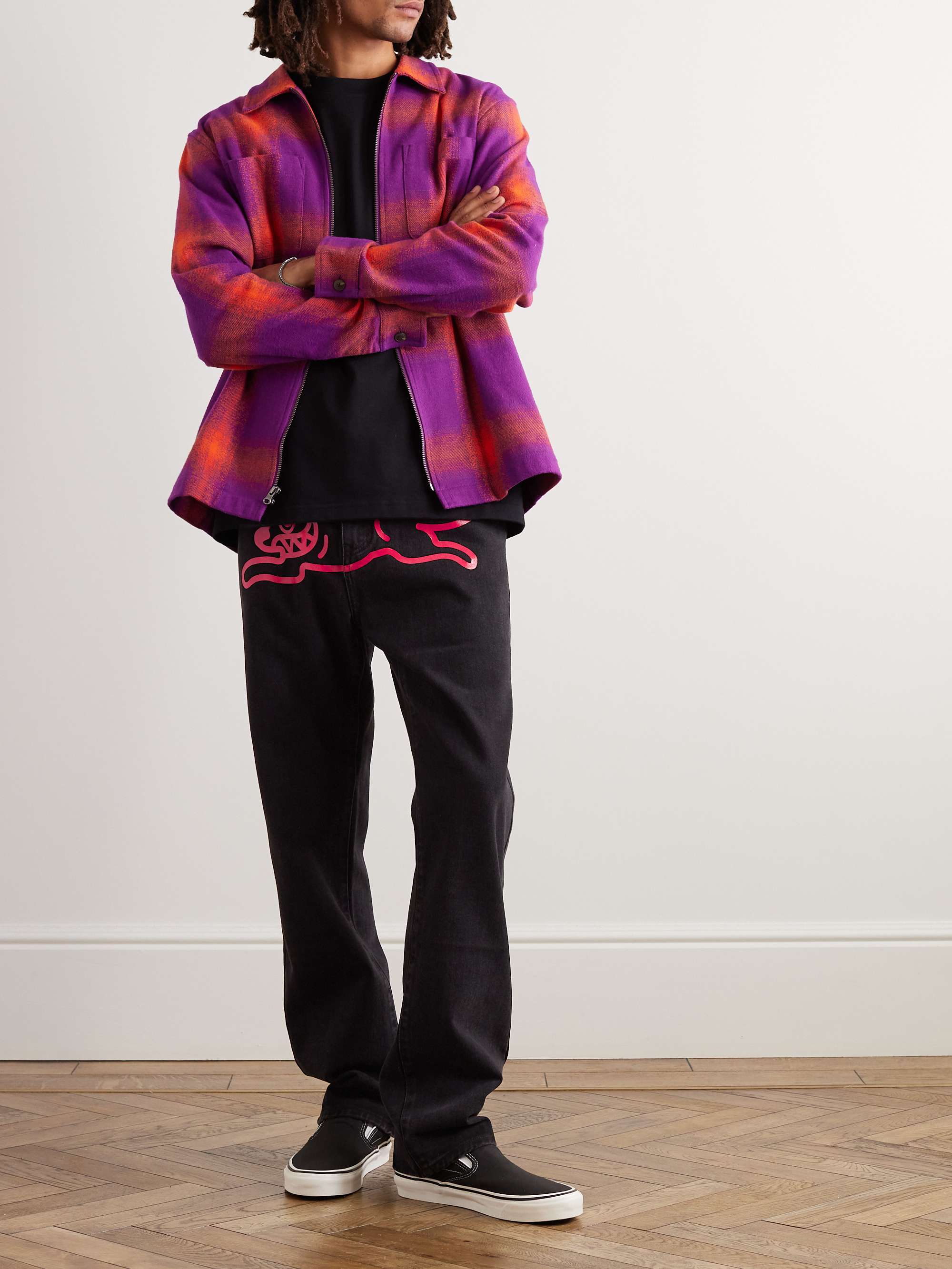 ICECREAM StraightLeg LogoAppliquéd Printed Jeans for Men MR PORTER