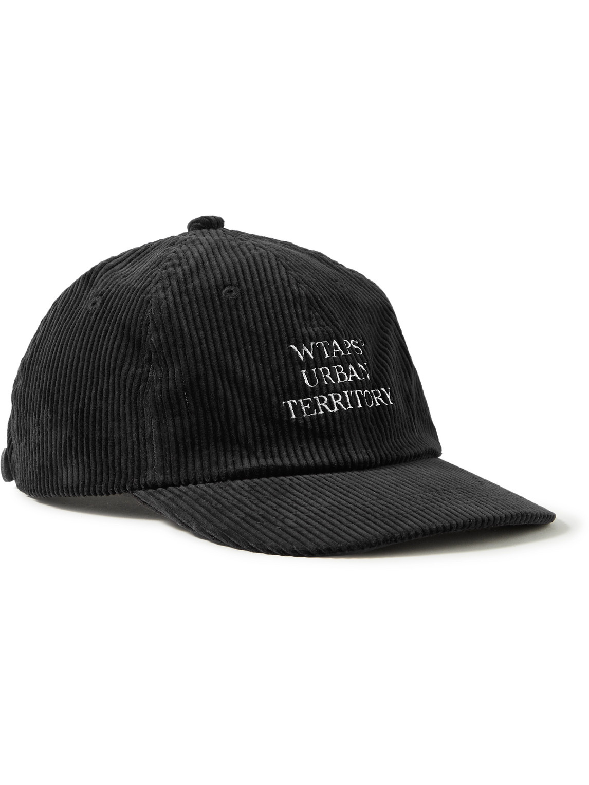 WTAPS T-6L LOGO-EMBROIDERED COTTON-CORDUROY BASEBALL CAP