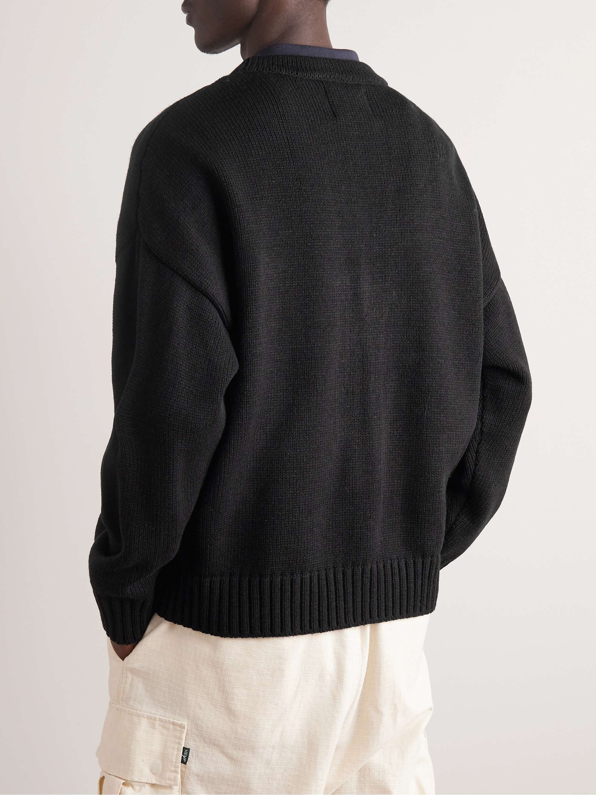 Palmer Knitted Zip-Up Cardigan