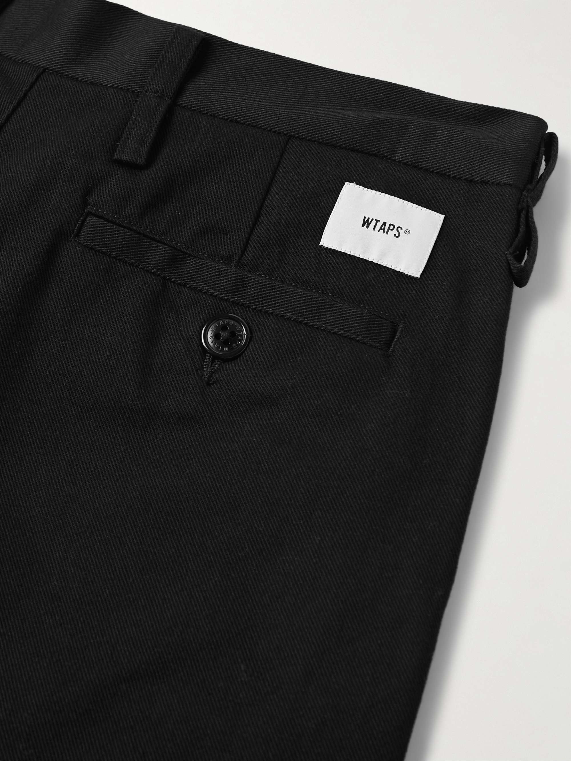 WTAPS® Straight-Leg Cropped Cotton-Twill Trousers