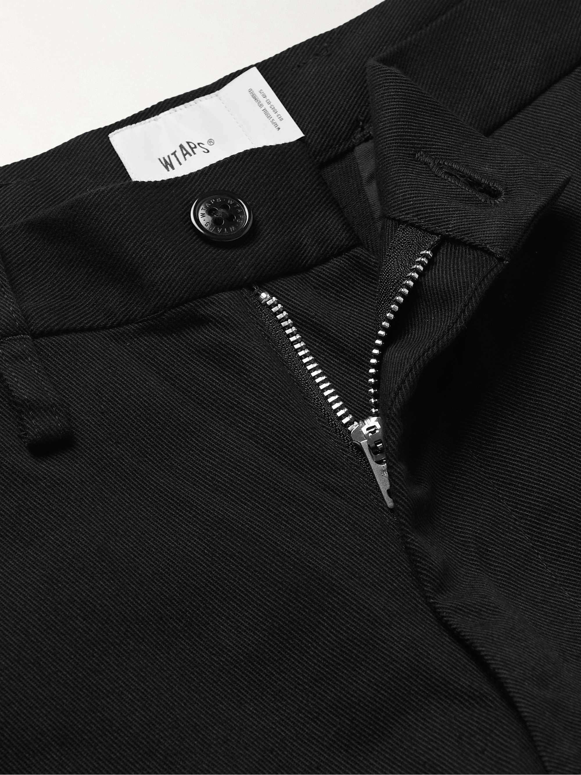 WTAPS® Straight-Leg Cropped Cotton-Twill Trousers