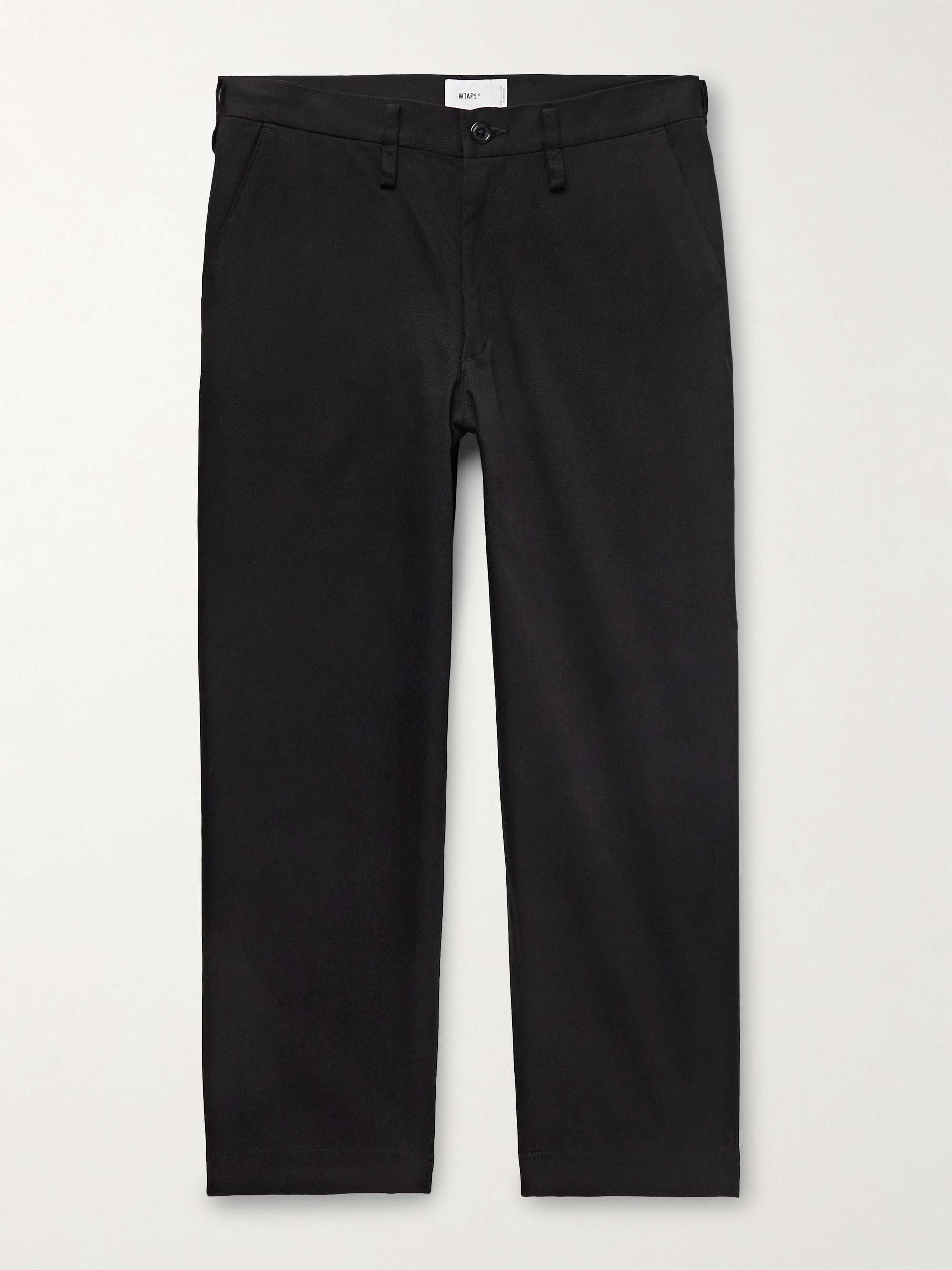 WTAPS® Straight-Leg Cropped Cotton-Twill Trousers