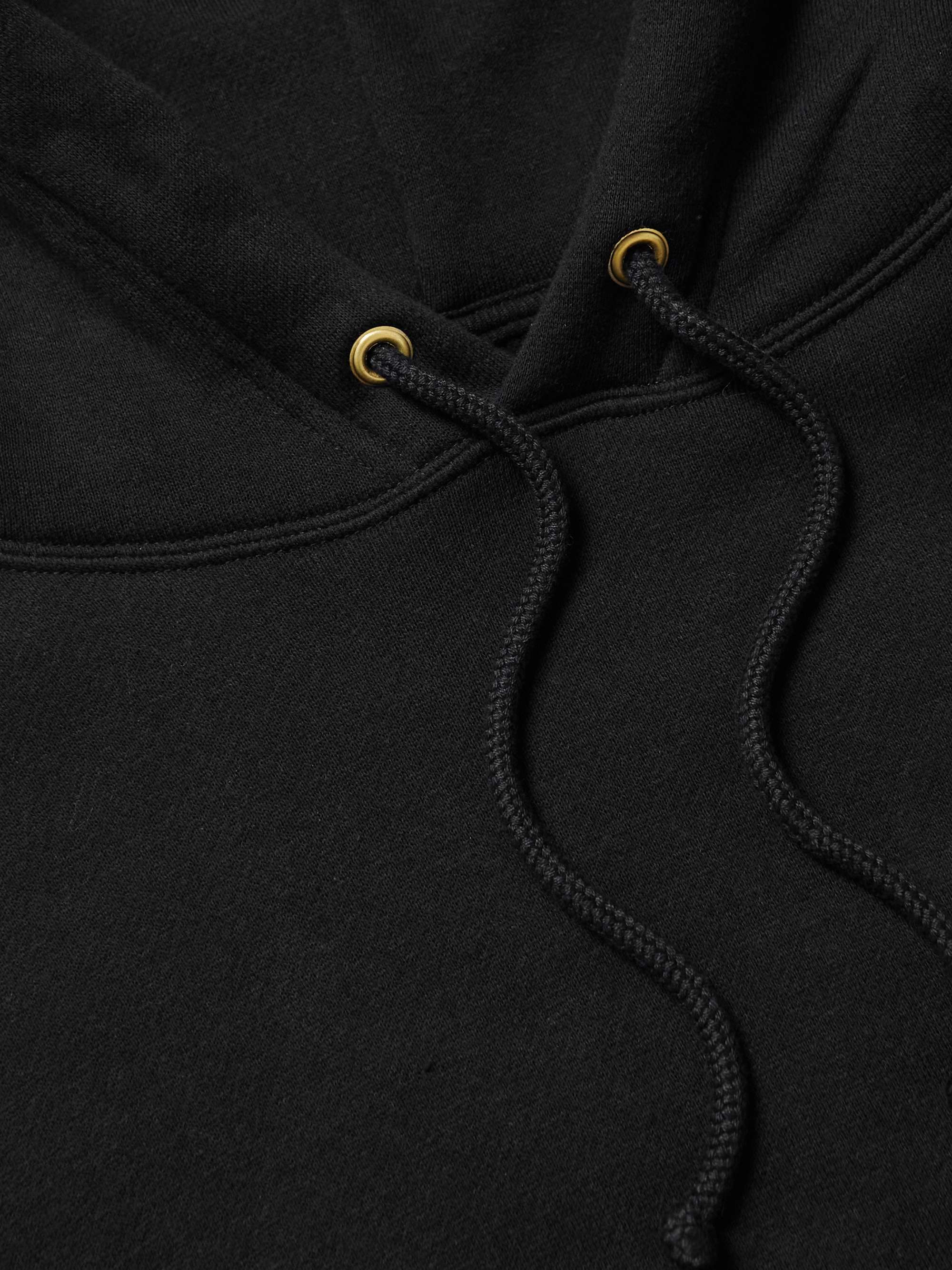 WTAPS® Logo-Embroidered Cotton-Jersey Hoodie
