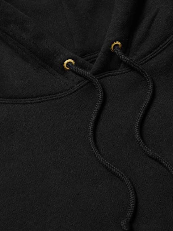 WTAPS® Logo-Embroidered Cotton-Jersey Hoodie for Men | MR PORTER