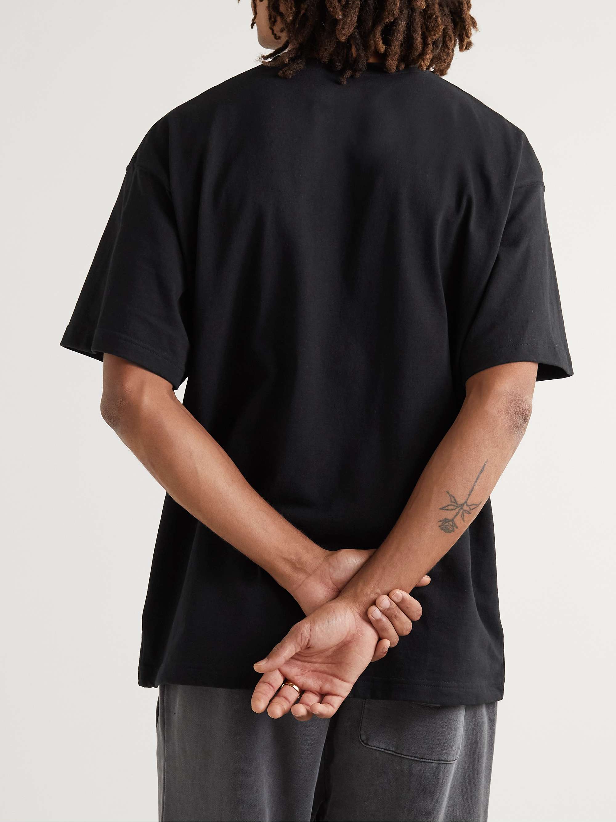 WTAPS® Logo-Appliquéd Cotton-Jersey T-Shirt