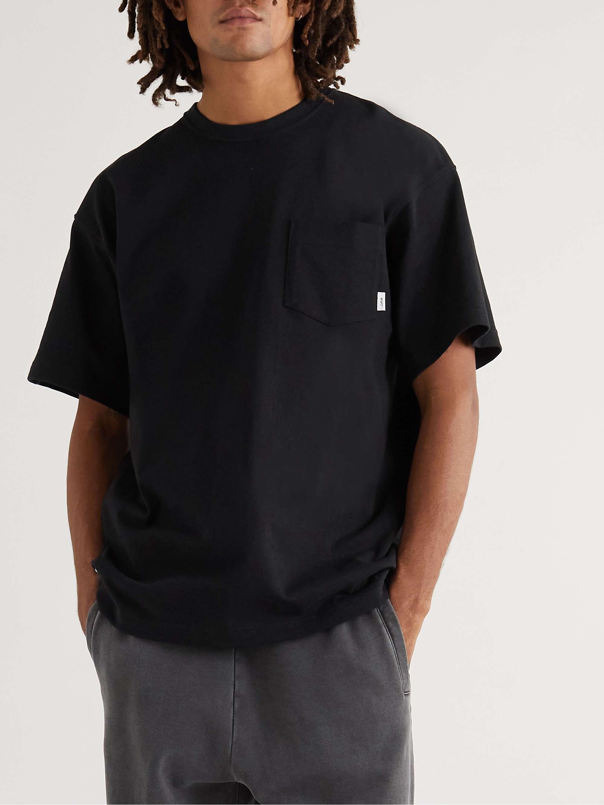 WTAPS® Logo-Appliquéd Cotton-Jersey T-Shirt