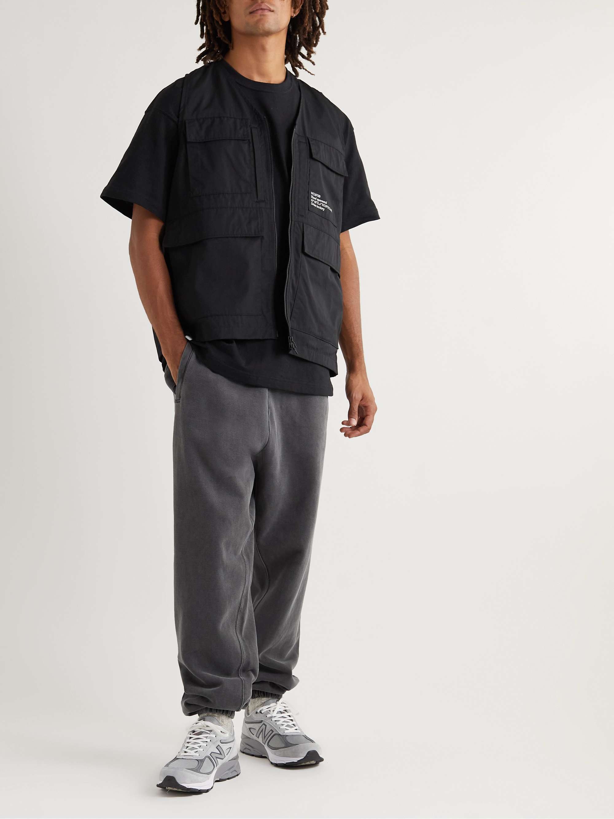 WTAPS® Logo-Appliquéd Cotton-Jersey T-Shirt