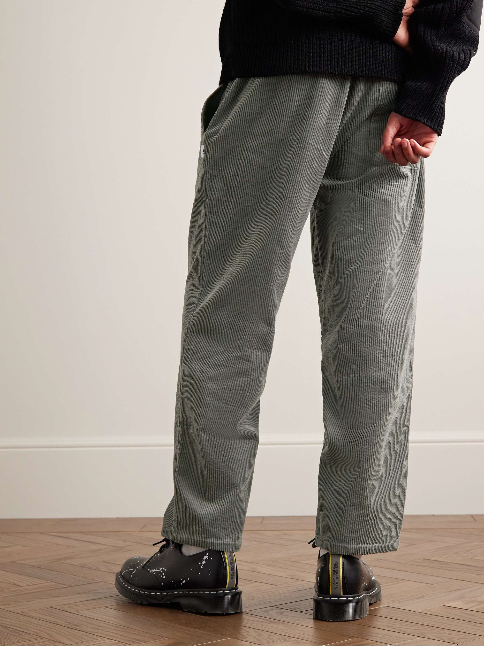 WTAPS® Seagull 04 Straight-Leg Washed-Denim Drawstring Trousers