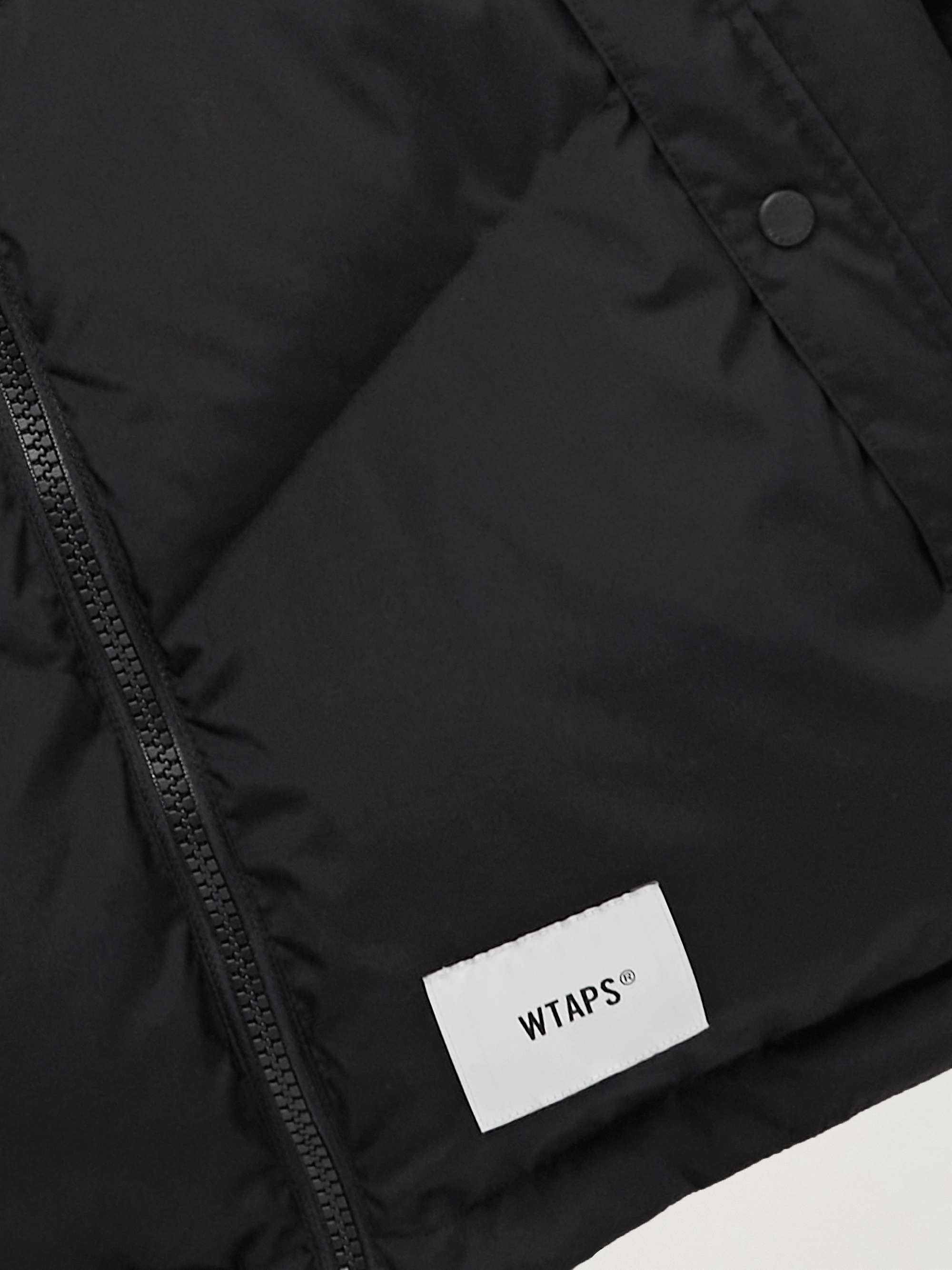 WTAPS® Logo-Embroidered Quilted Shell Down Jacket