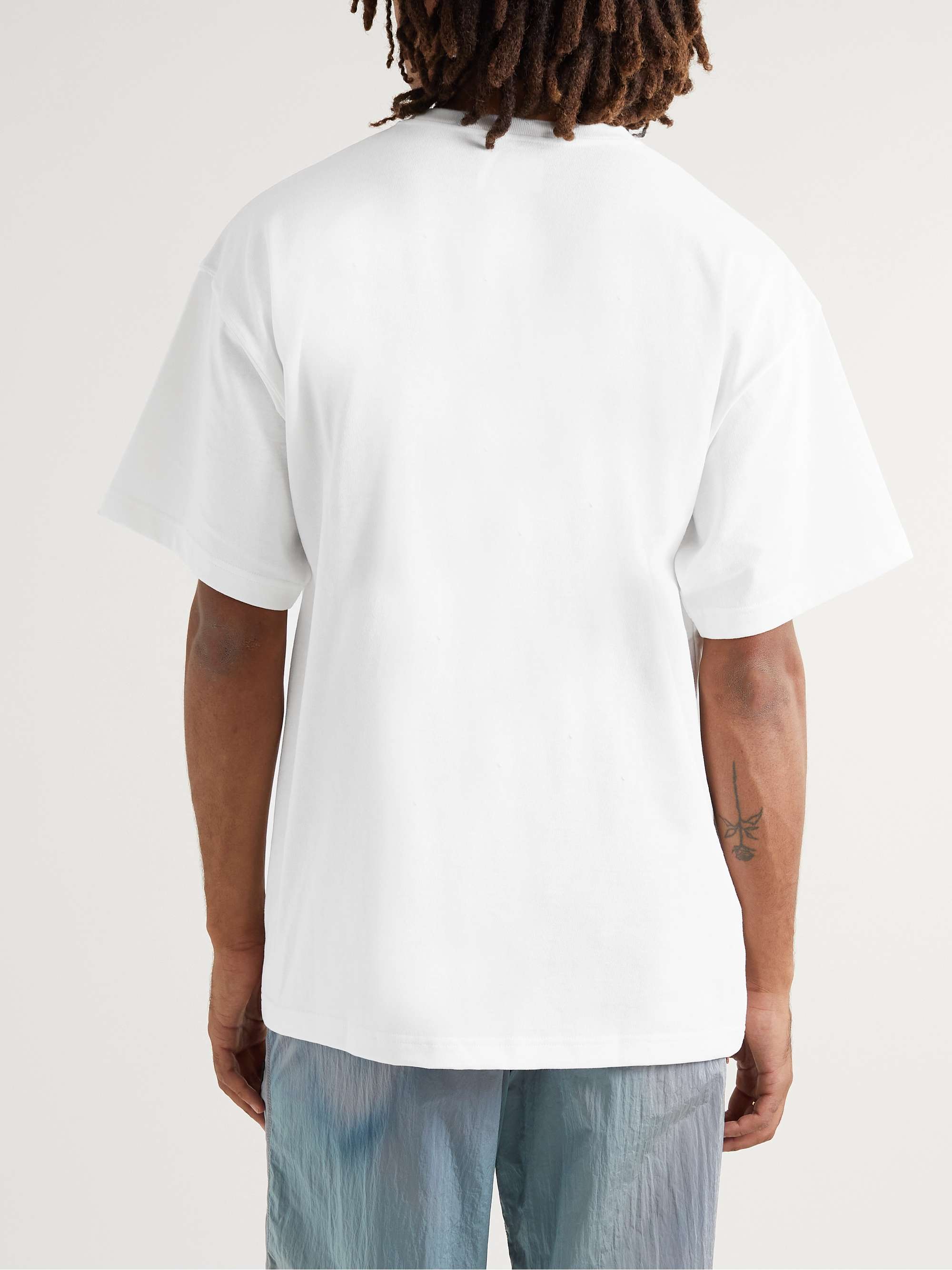 WTAPS® Logo-Appliquéd Cotton-Jersey T-Shirt