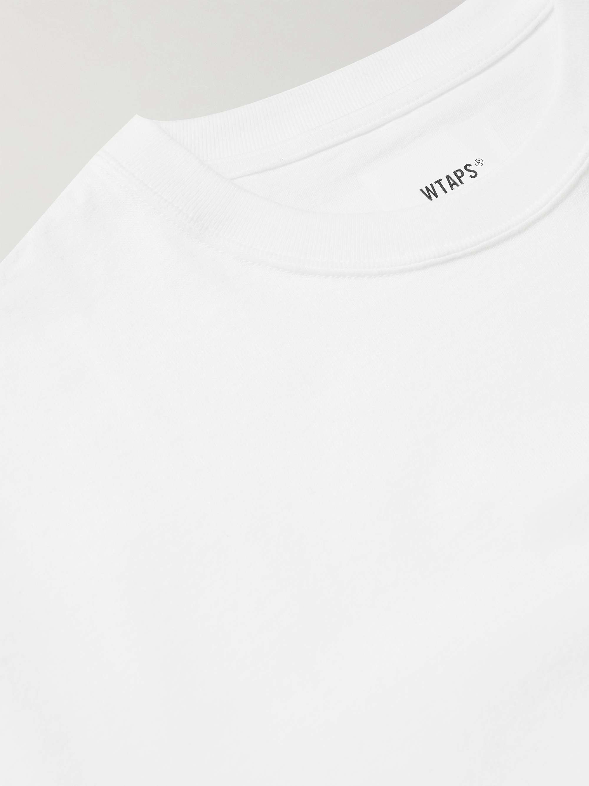 WTAPS® Logo-Appliquéd Cotton-Jersey T-Shirt