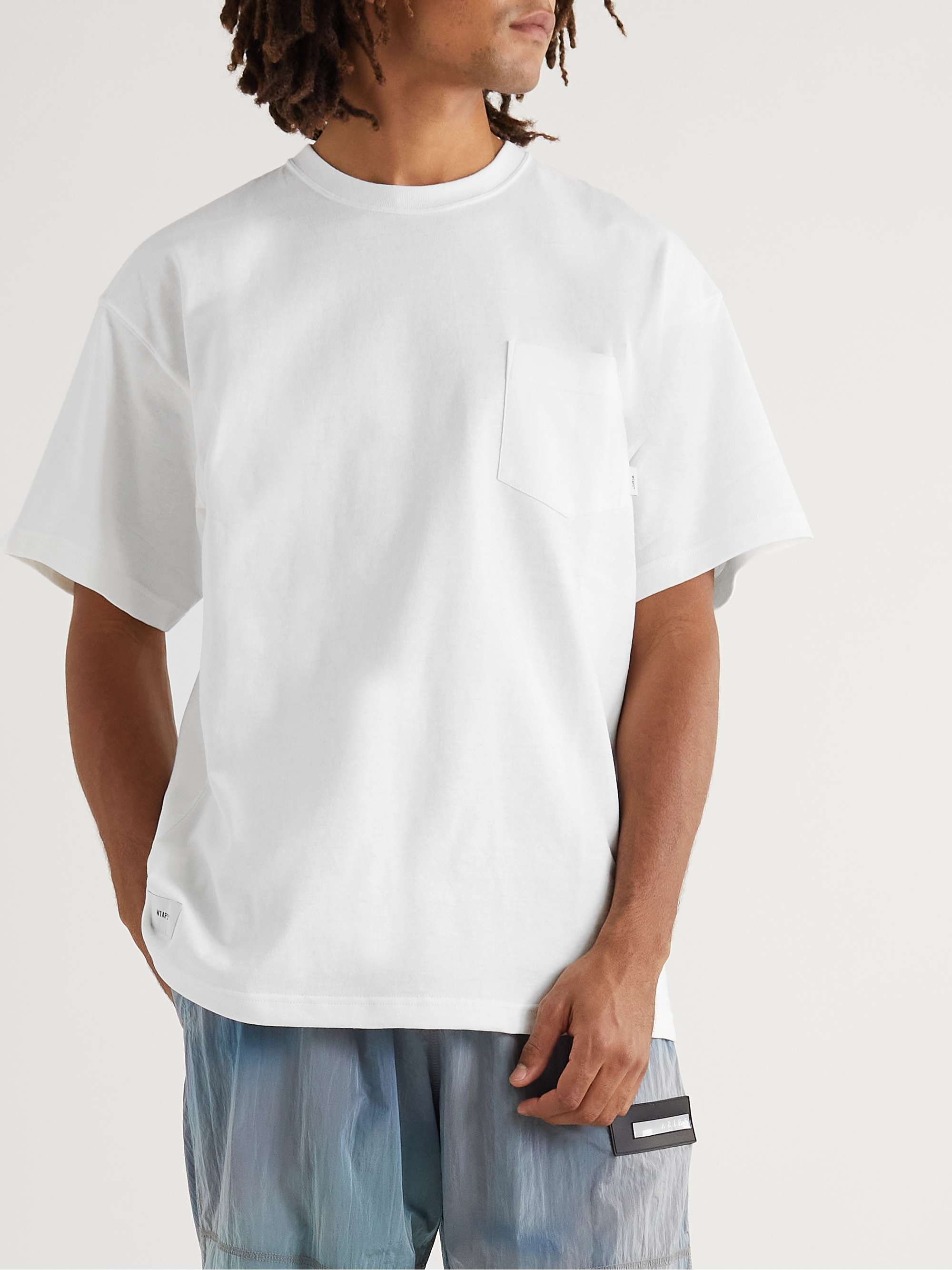 WTAPS® Logo-Appliquéd Cotton-Jersey T-Shirt