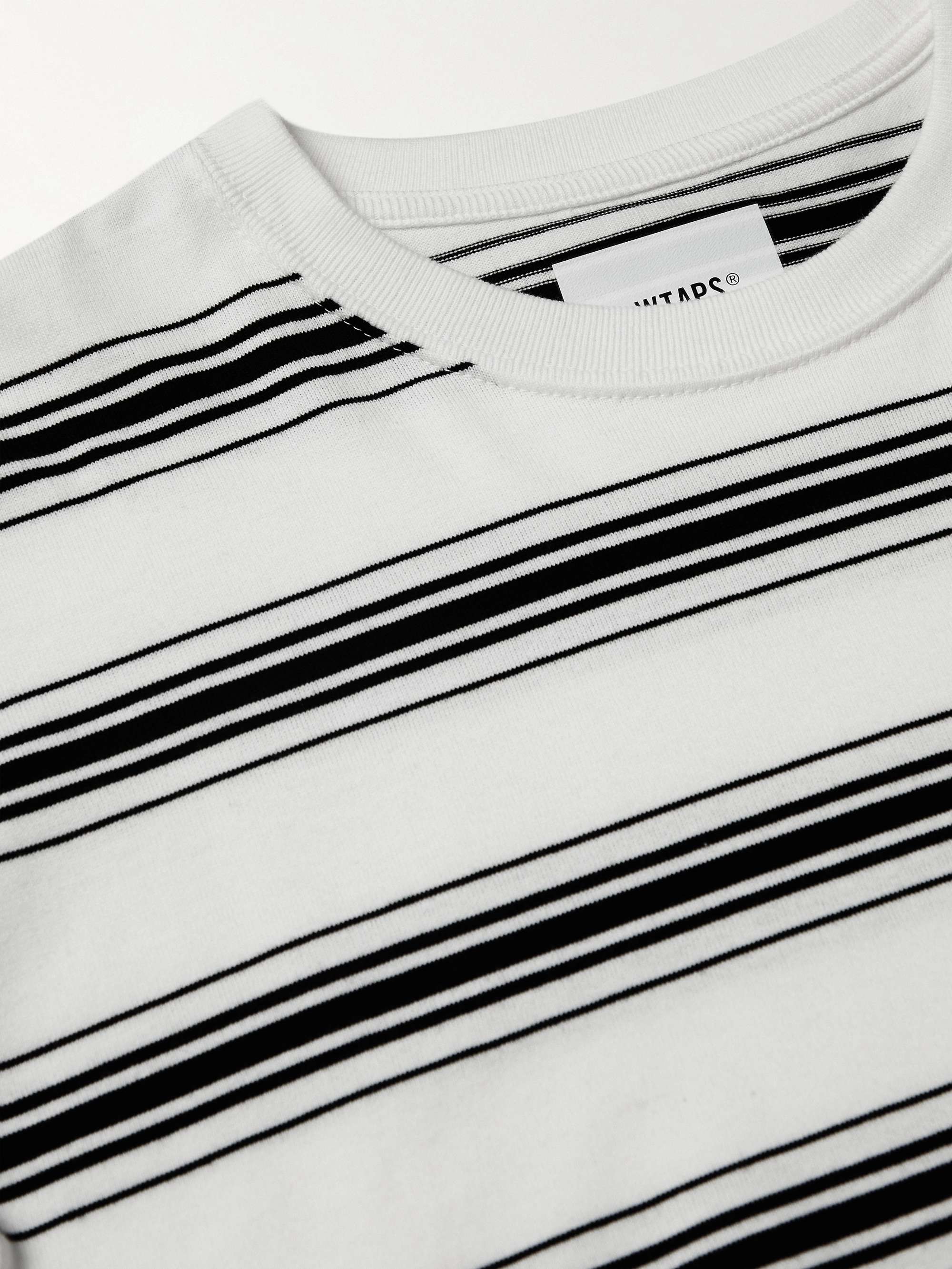 WTAPS® Jam Striped Cotton-Jersey T-Shirt