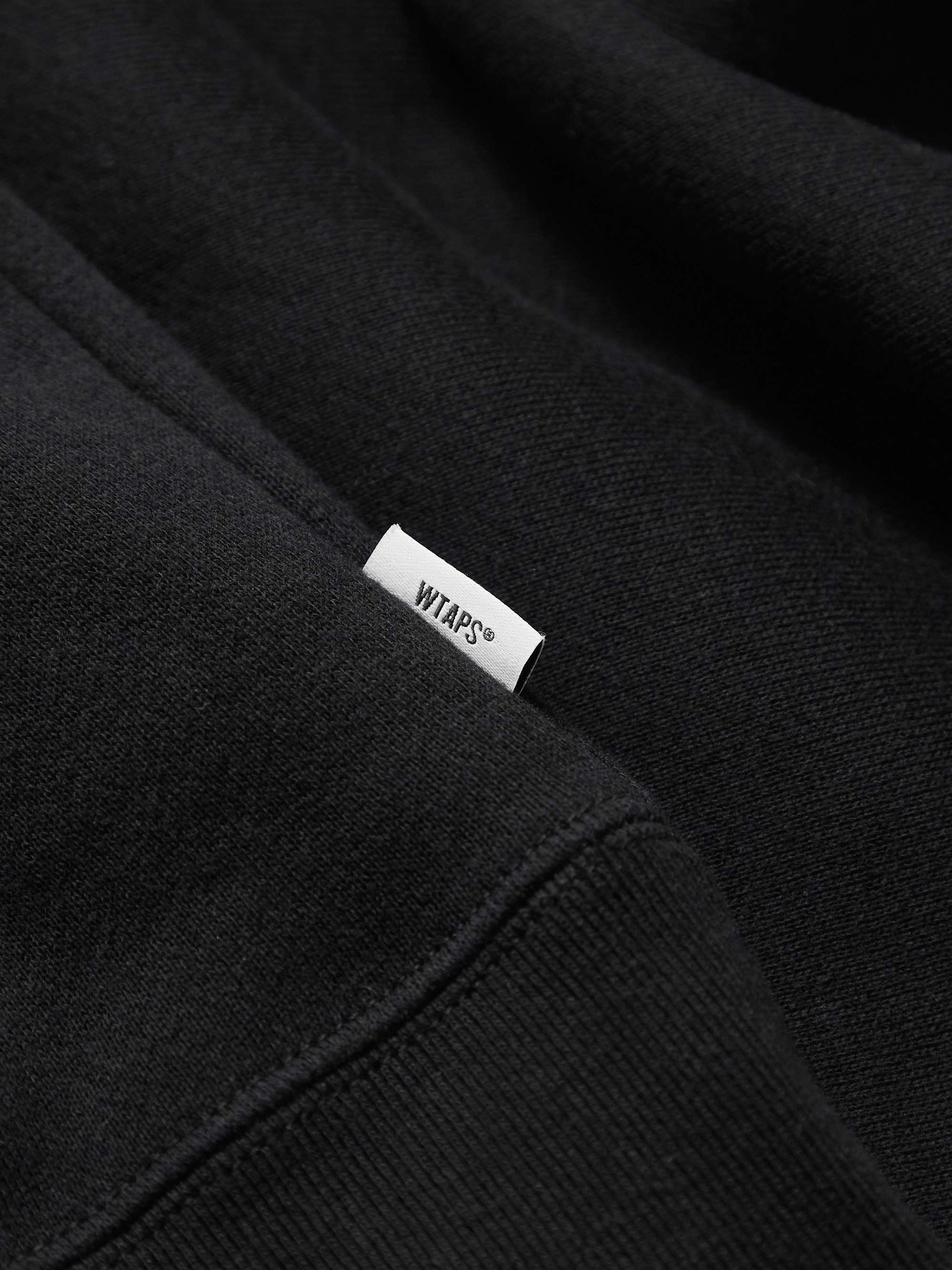 WTAPS® Logo-Appliquéd Cotton-Jersey Sweatshirt