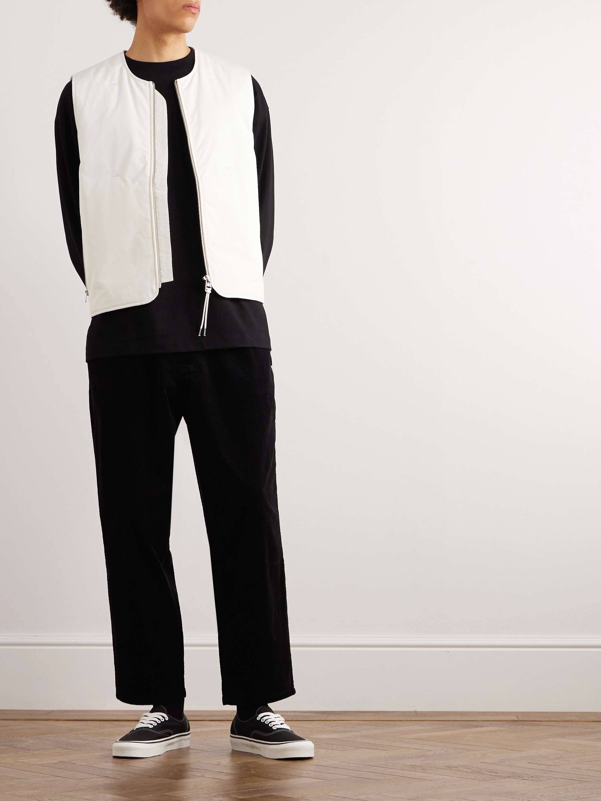 WTAPS® Seagull 04 Straight-Leg Washed-Denim Drawstring Trousers