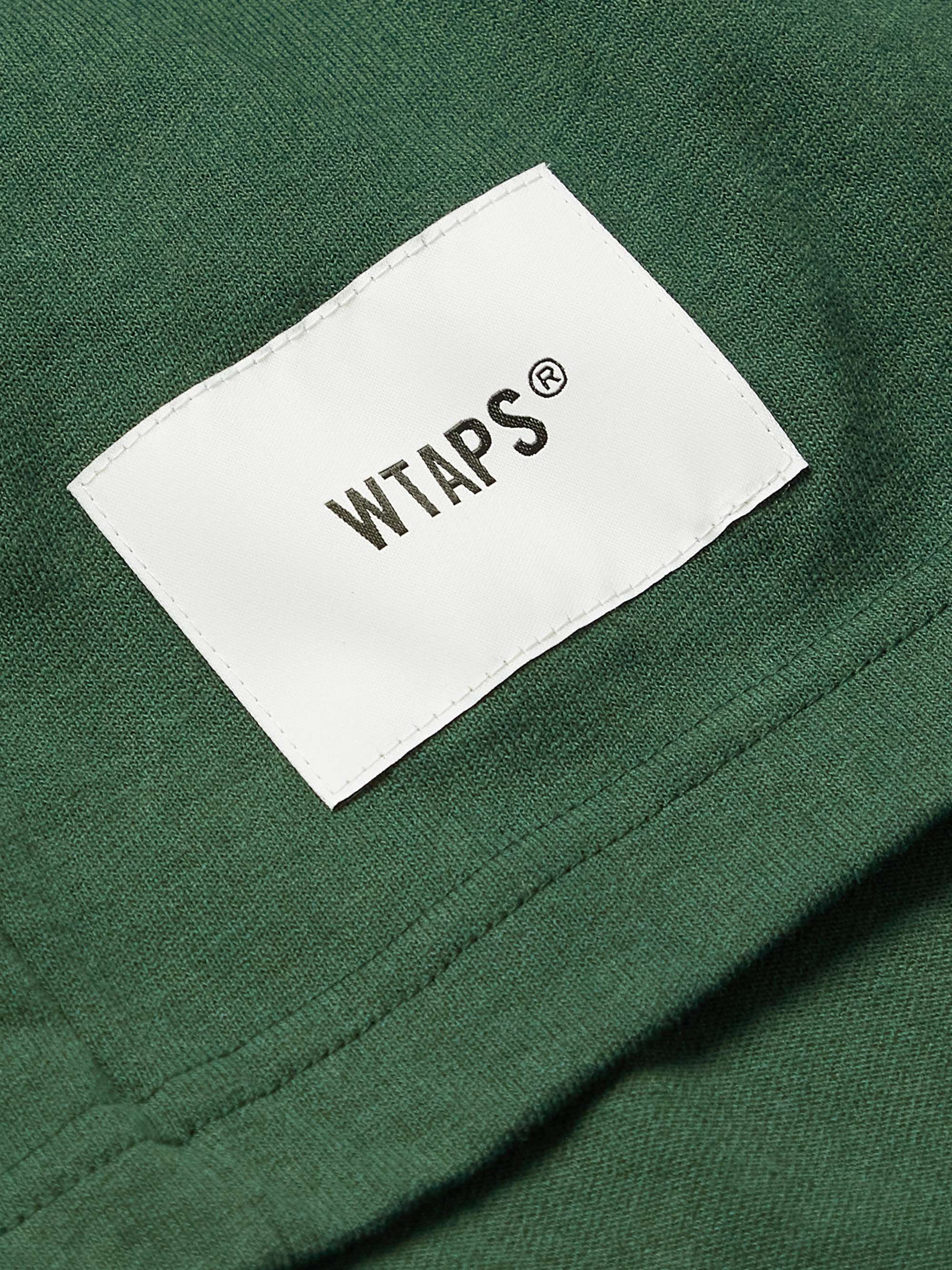 WTAPS® Printed Logo-Appliquéd Cotton-Jersey T-Shirt