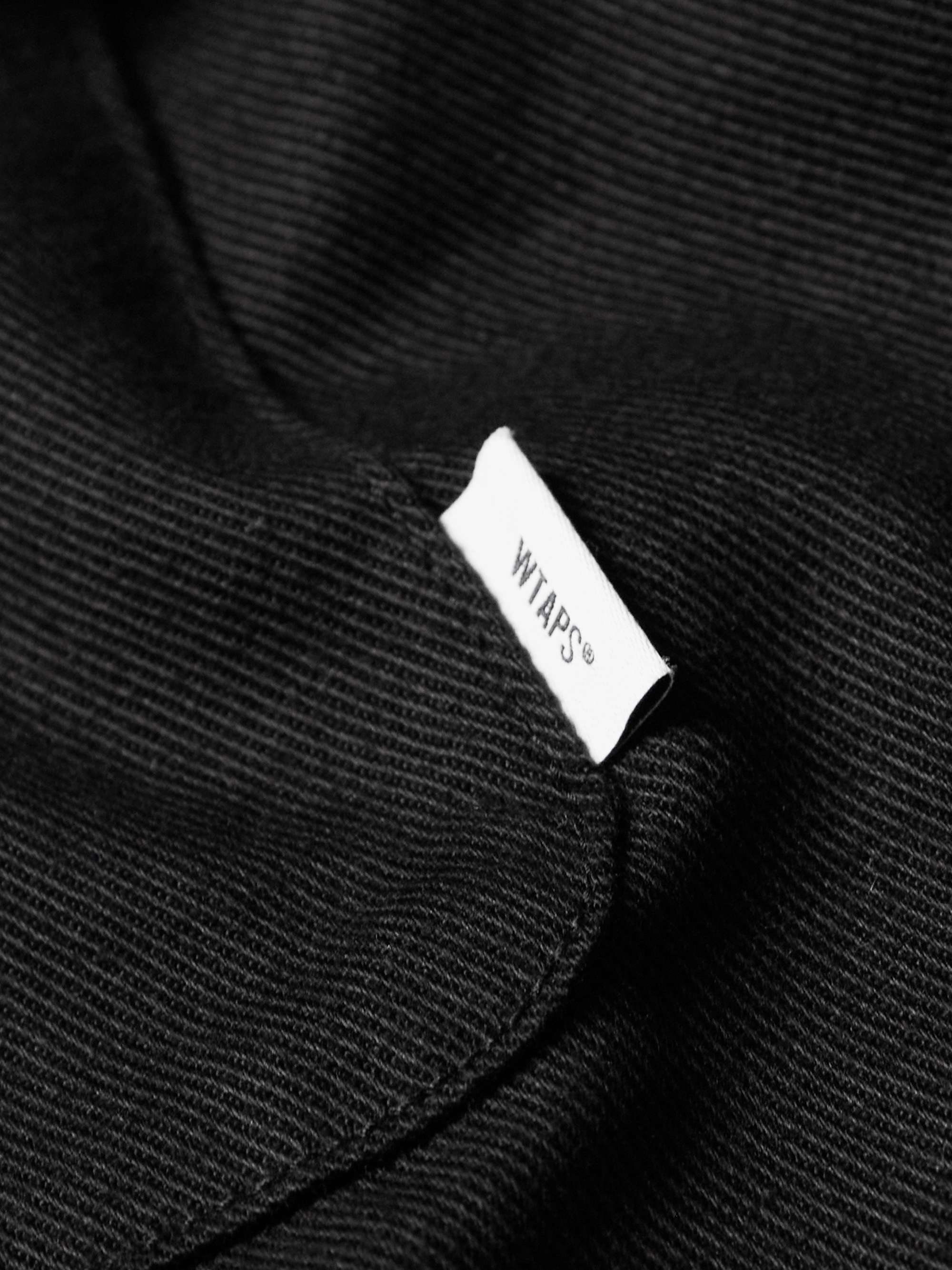 WTAPS® Wcpo Logo-Appliquéd Cotton-Gabardine Shirt