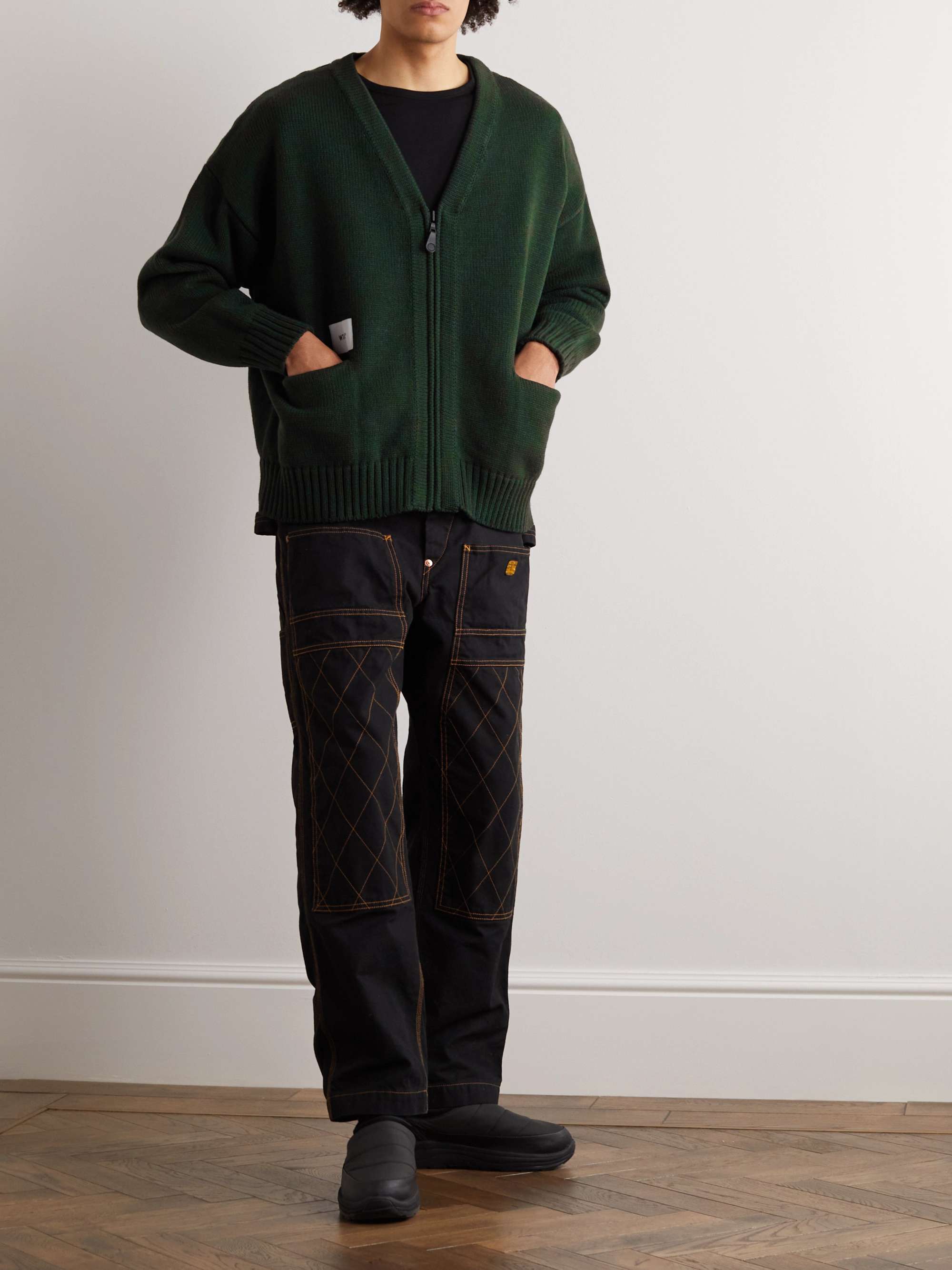 WTAPS 22AW PALMER SWEATER ブラック L カーディガン