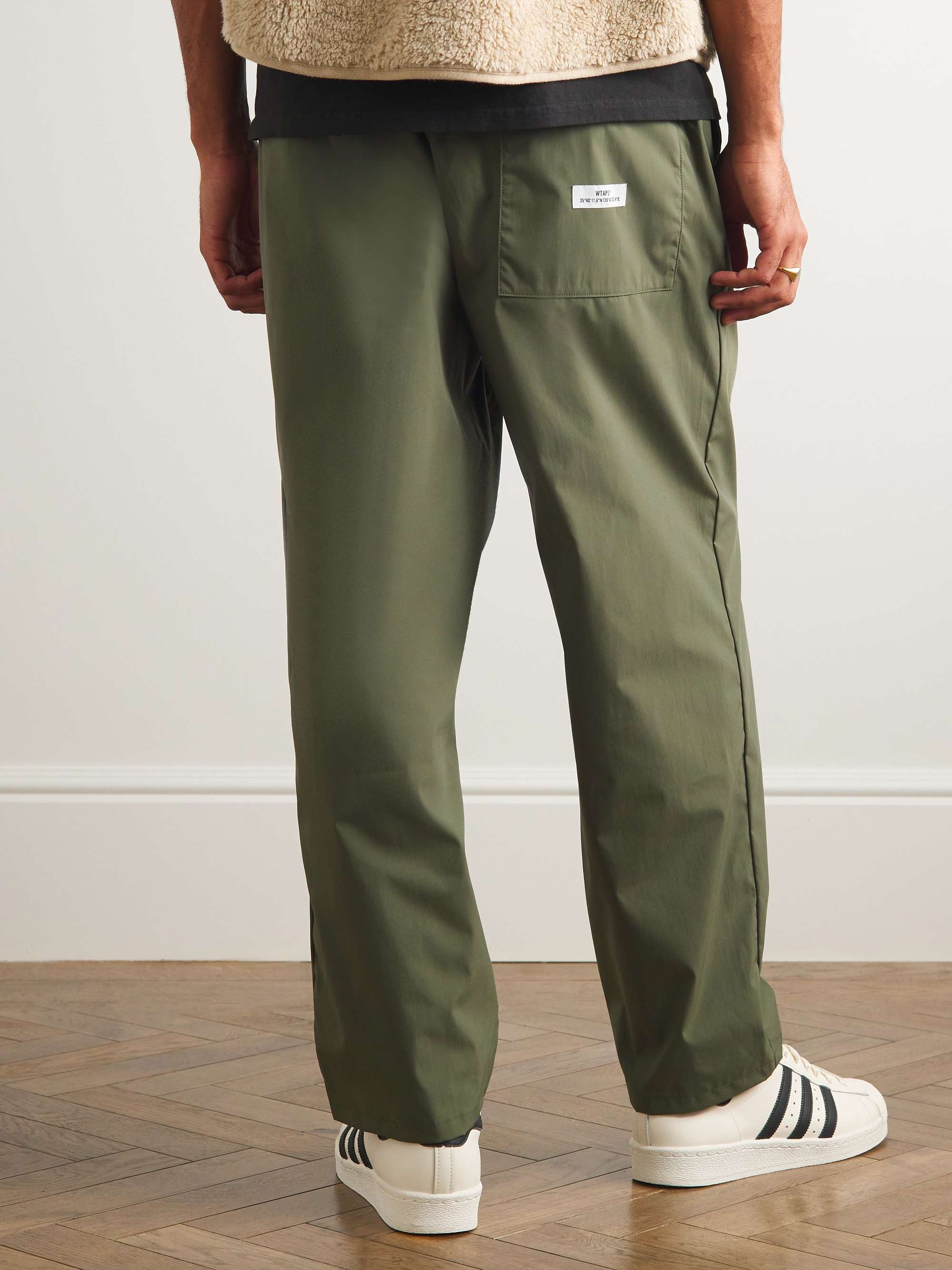 WTAPS® Seagull Logo-Embroidered Ripstop Drawstring Trousers