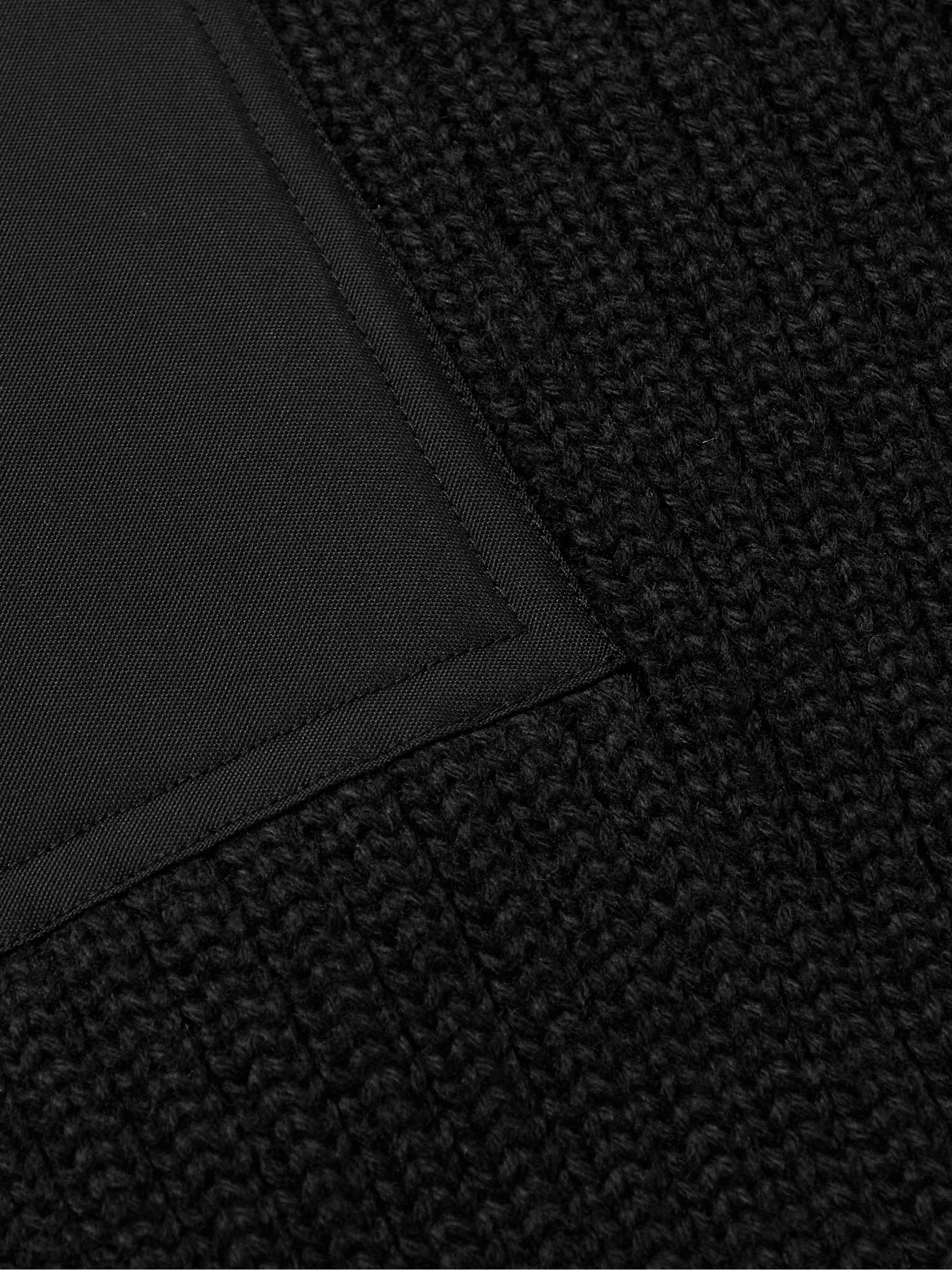 WTAPS® Commander Panelled Shell and Ribbed-Knit Sweater