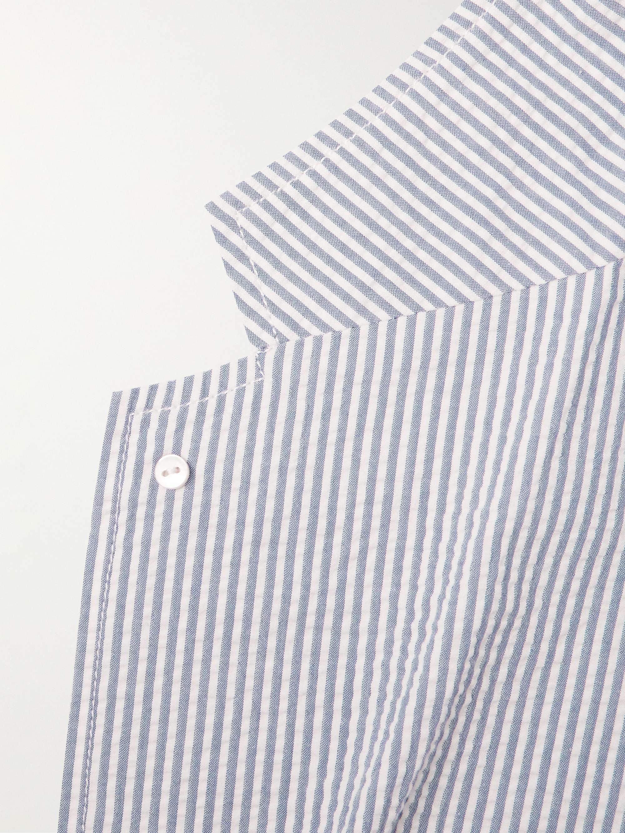 NANAMICA Club Striped Cotton-Seersucker Suit Jacket for Men | MR PORTER