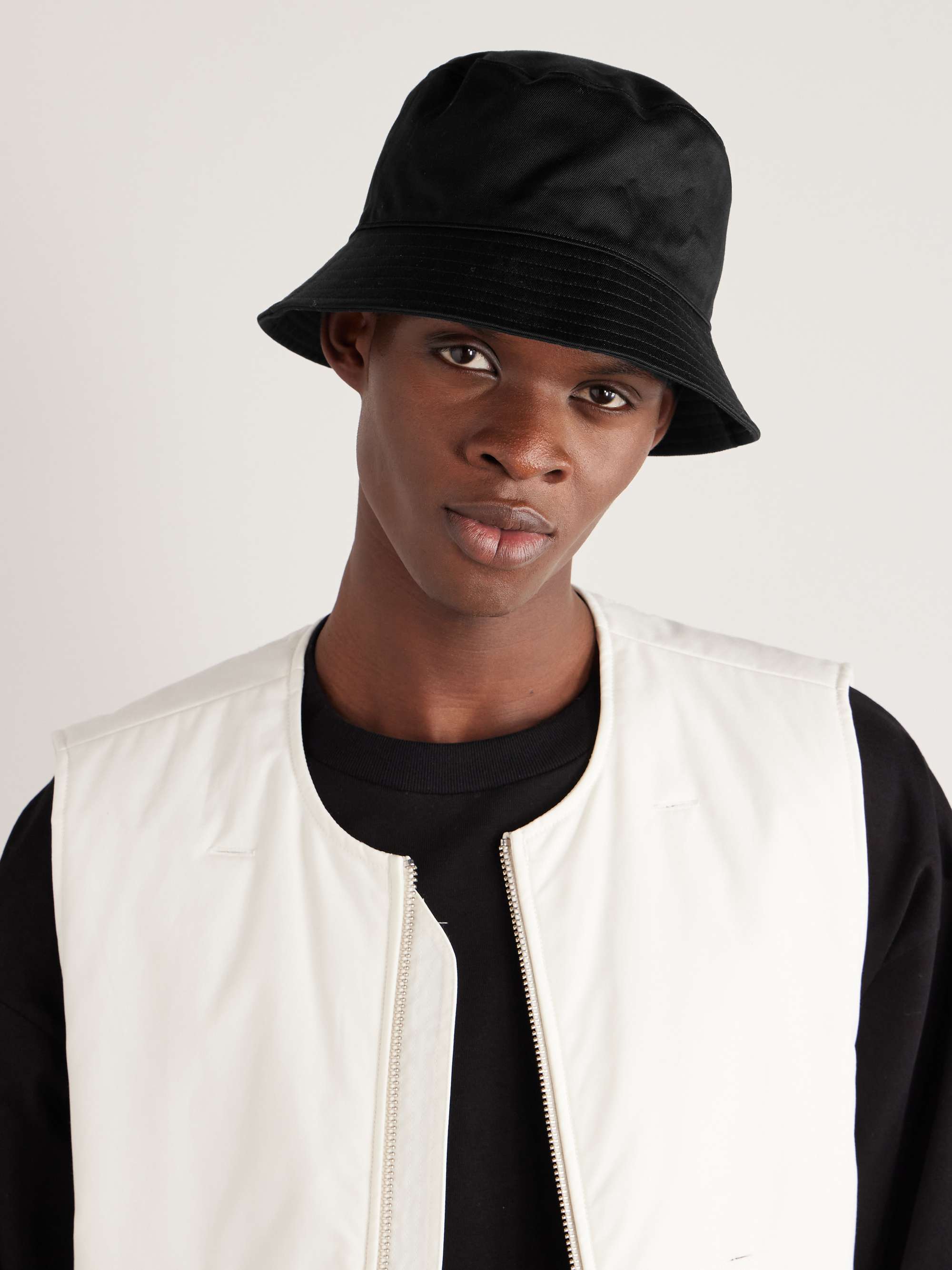 NANAMICA Logo-Embroidered Cotton-Blend Twill Bucket Hat for Men | MR PORTER