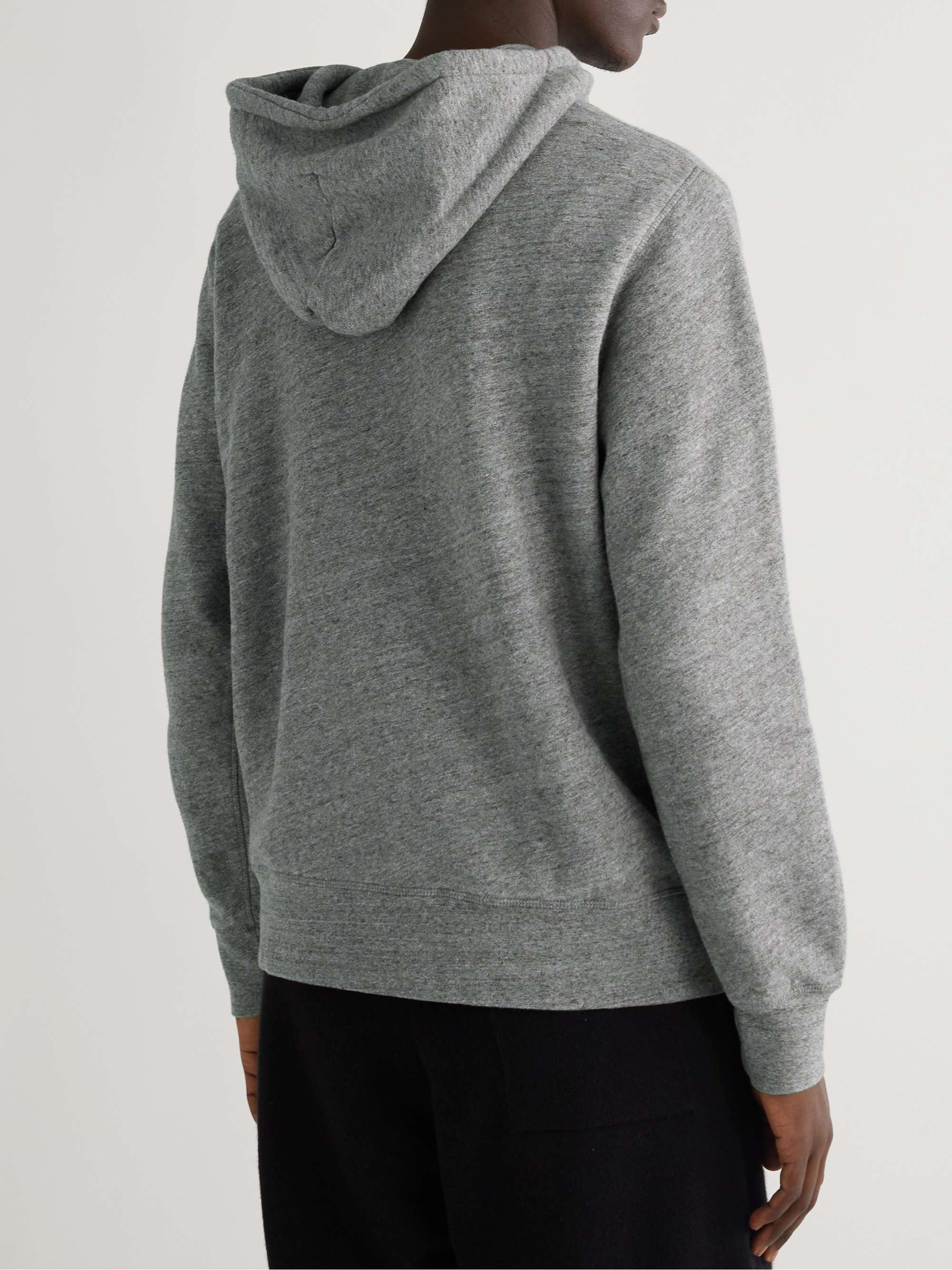 HARTFORD Brushed Cotton-Jersey Hoodie