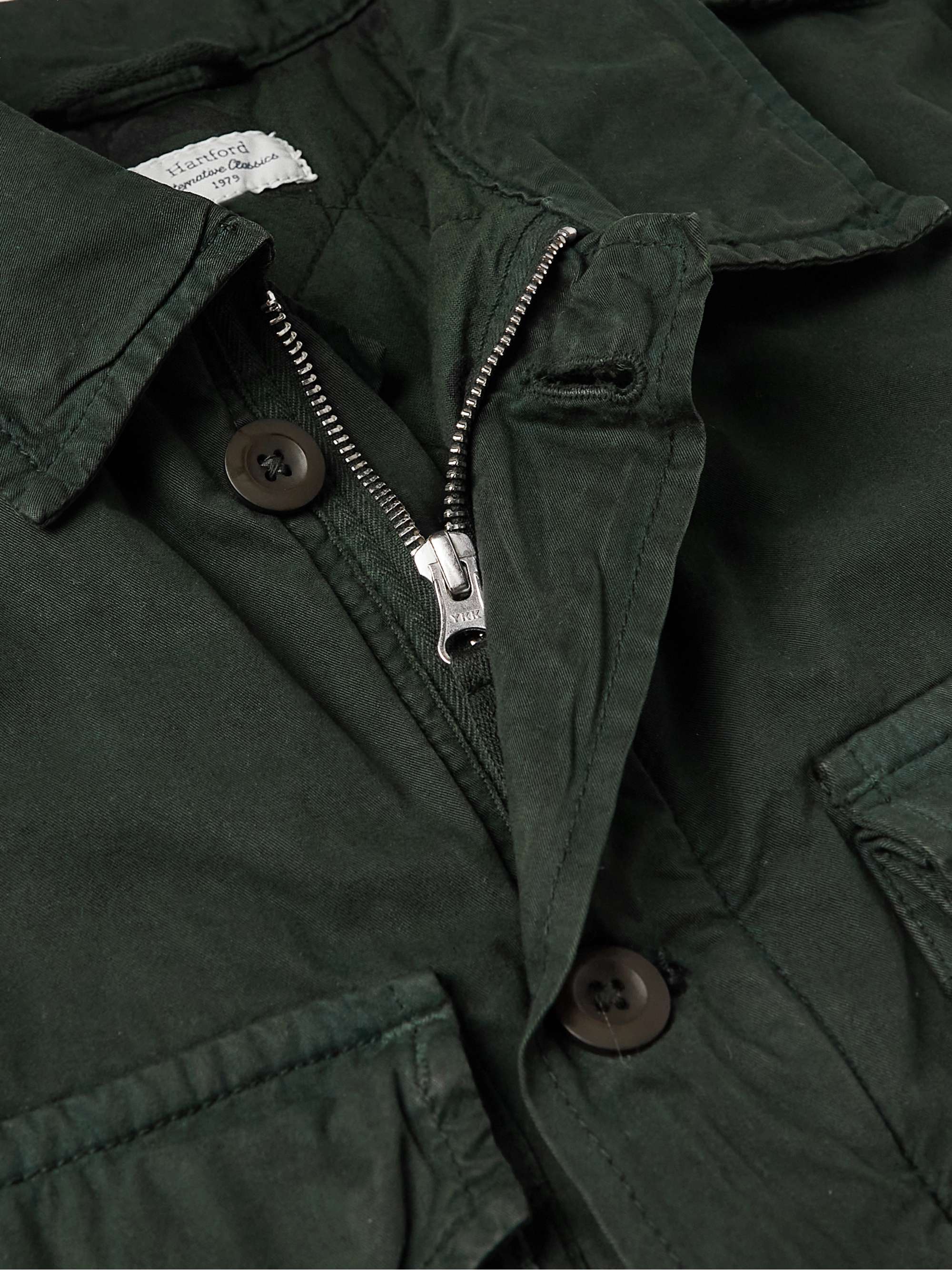 HARTFORD Jonah Garment-Dyed Cotton-Canvas Jacket