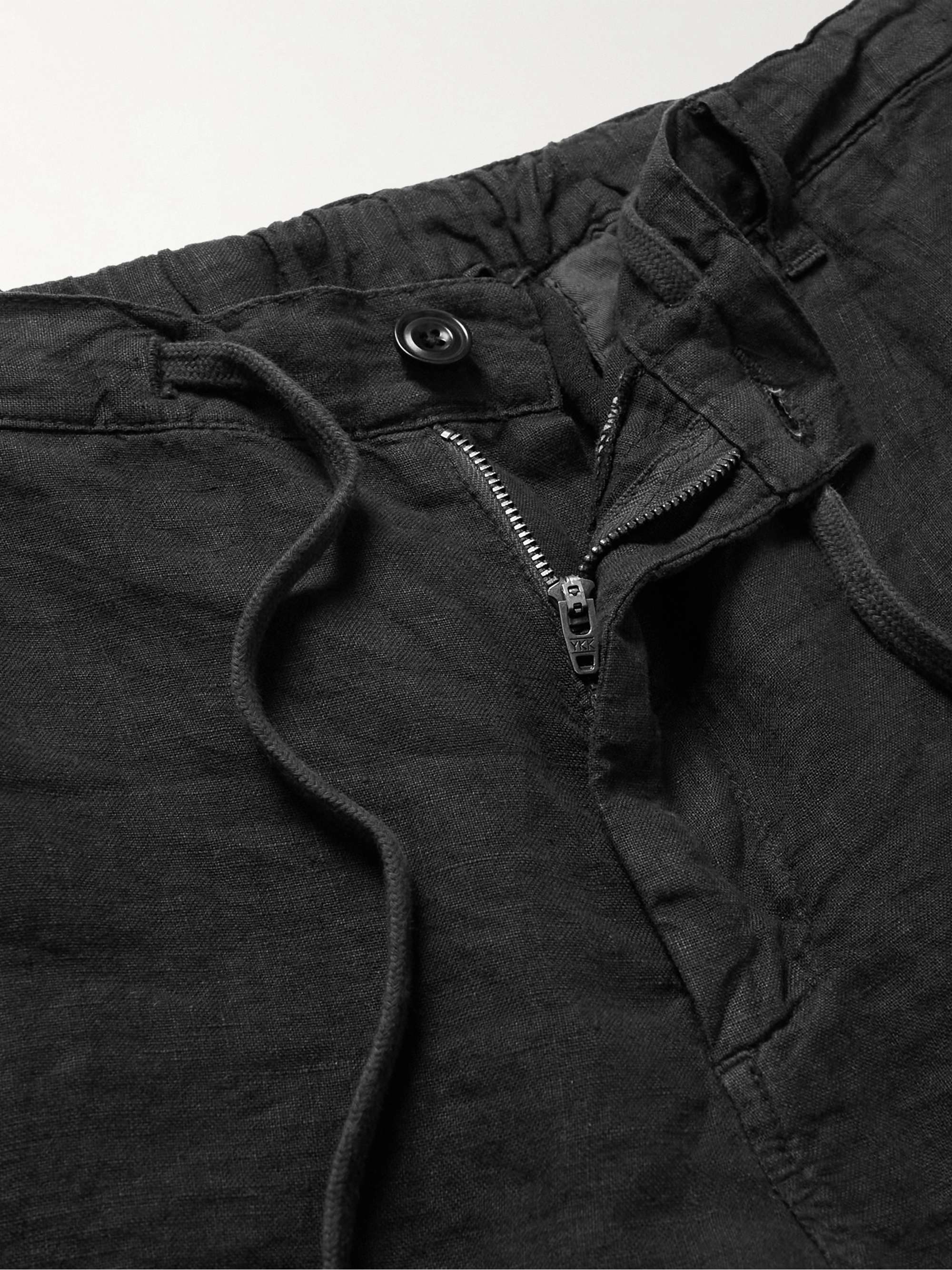 HARTFORD Tank Slim-Fit Linen Drawstring Shorts