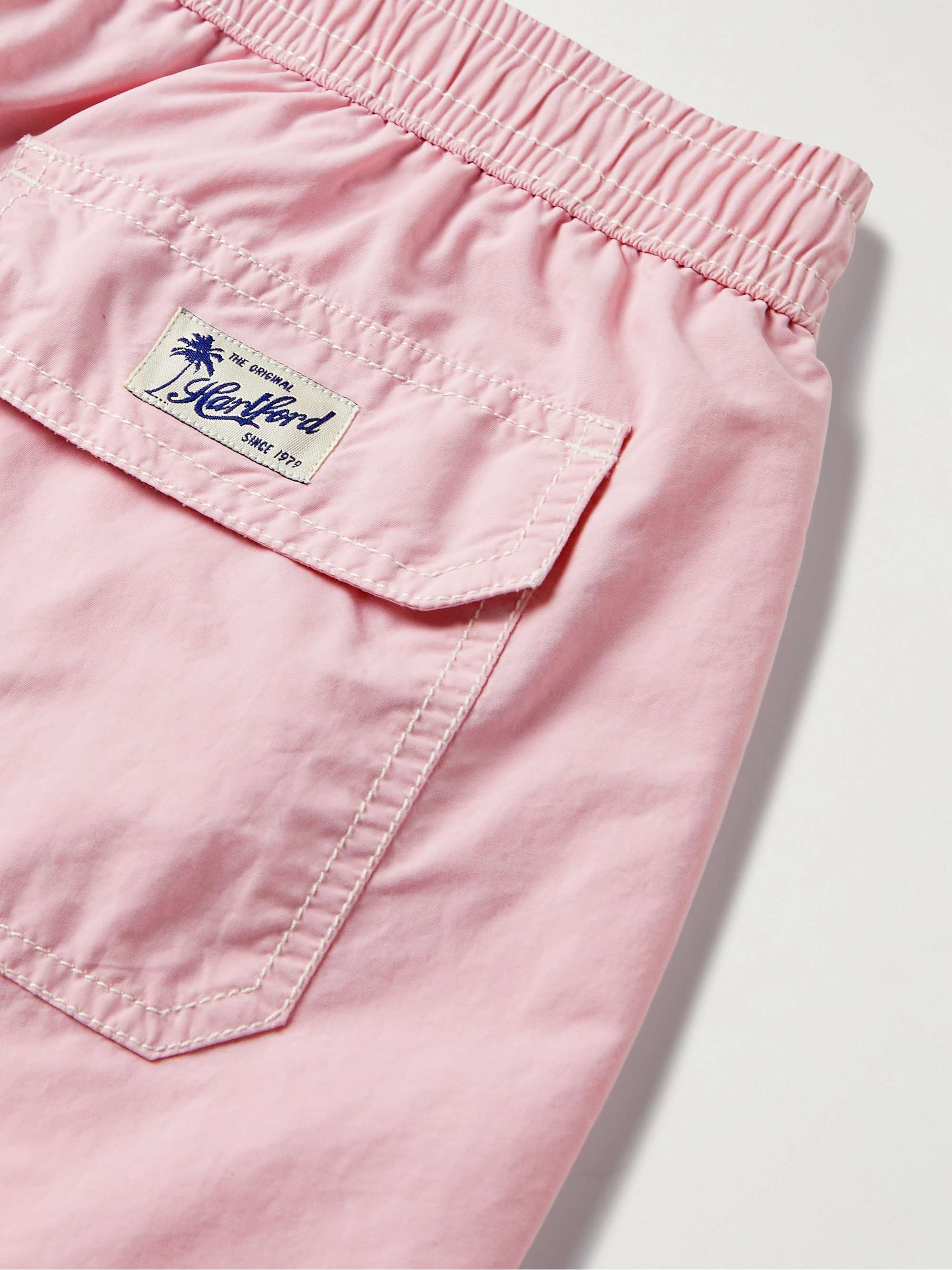 HARTFORD Straight-Leg Mid-Length Swim Shorts