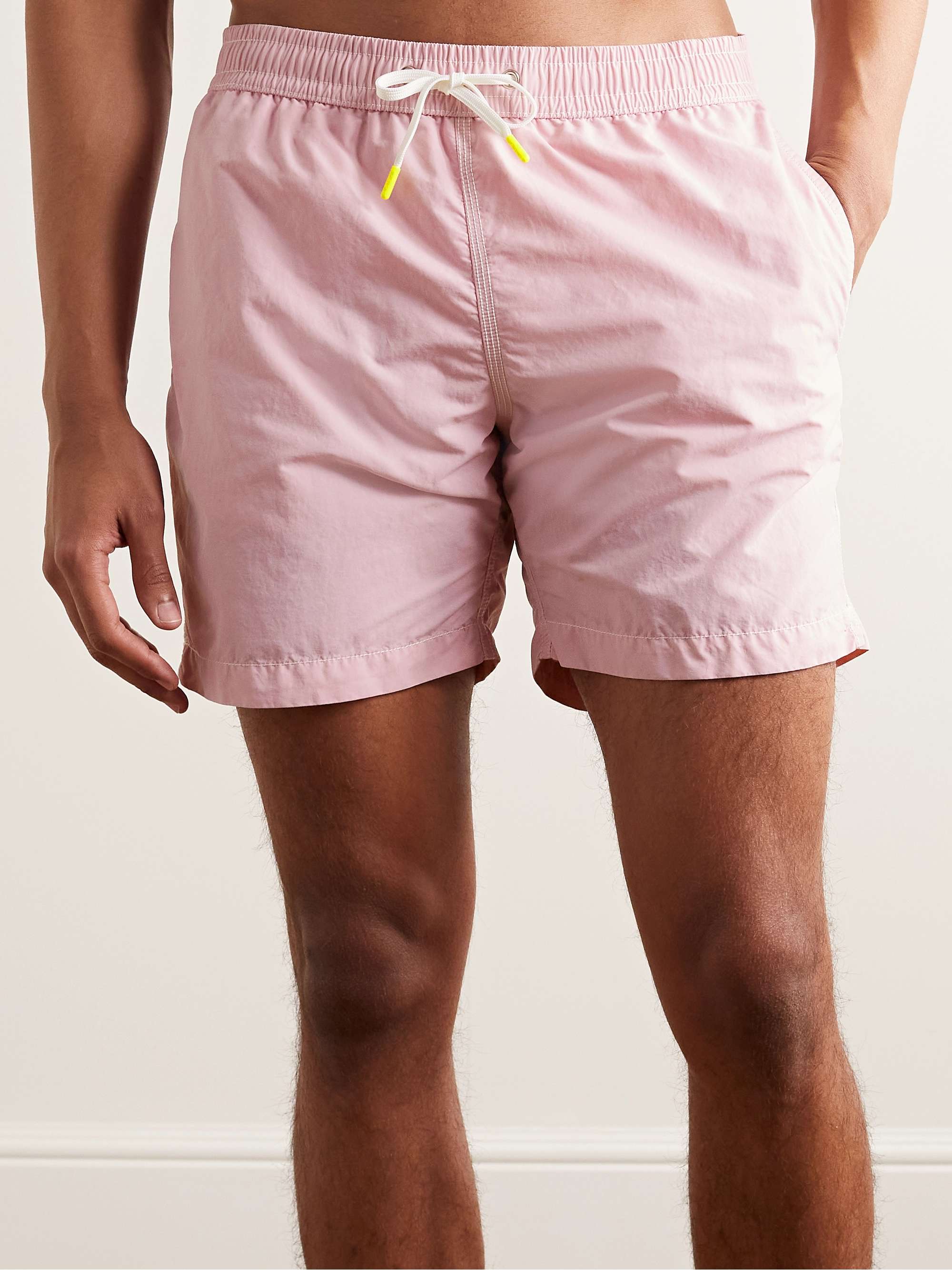 HARTFORD Straight-Leg Mid-Length Swim Shorts