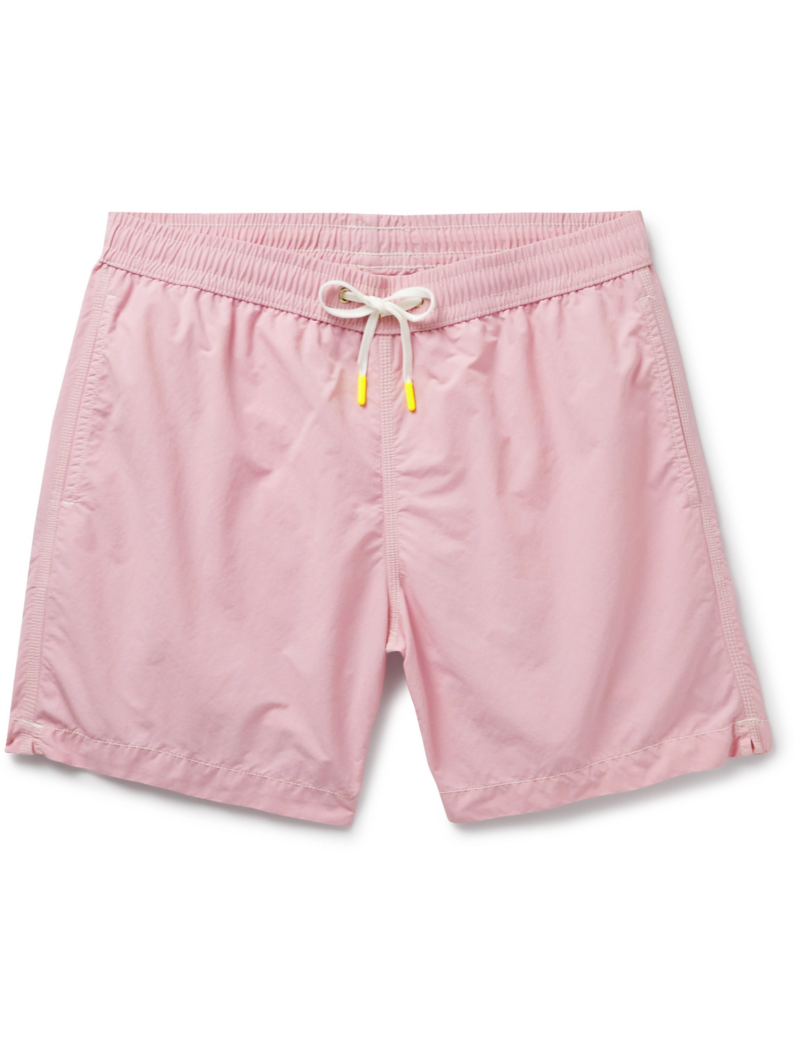 Hartford Straight Leg Mid Length Swim Shorts Men Pink XXL