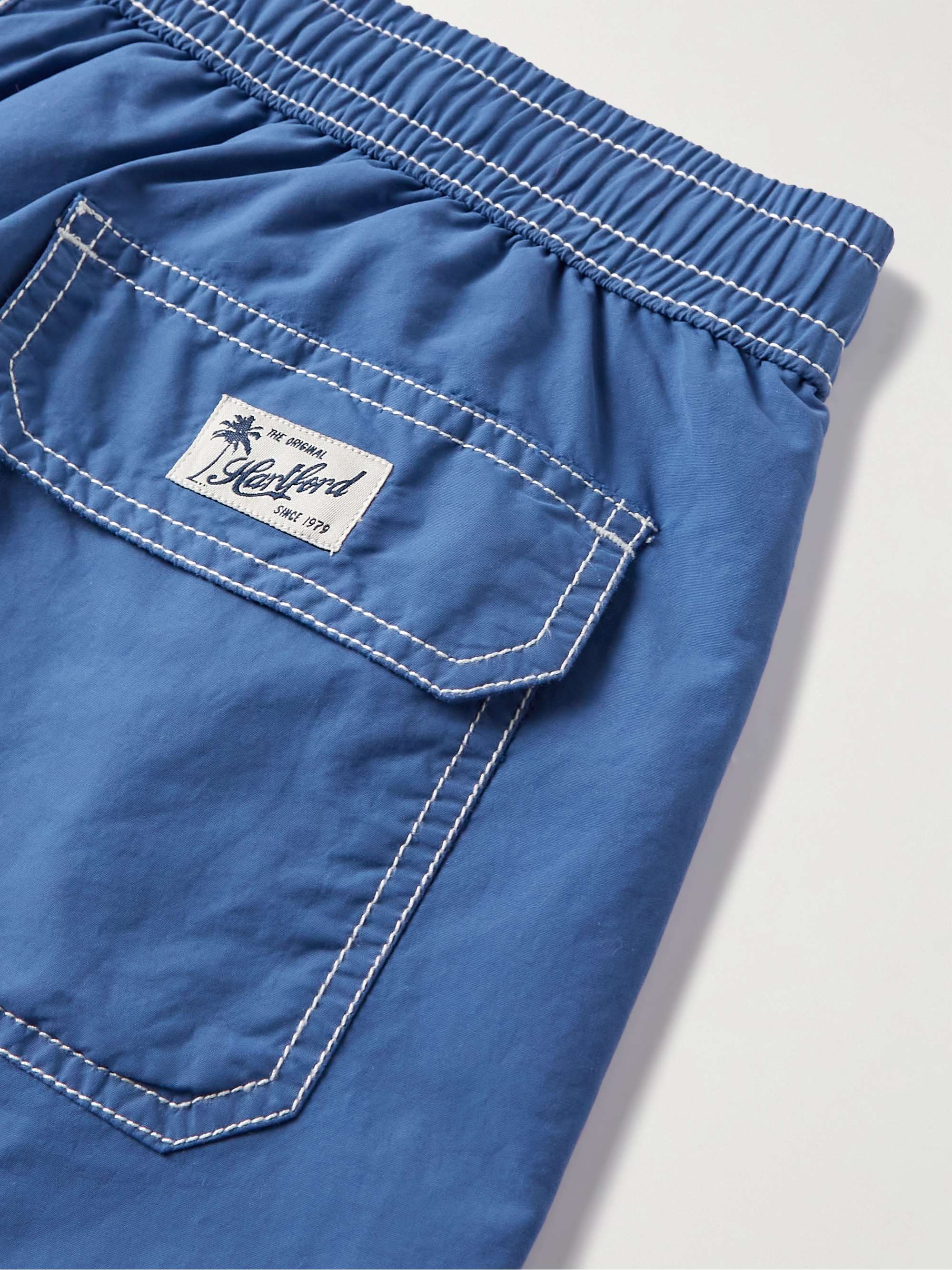 HARTFORD Straight-Leg Mid-Length Swim Shorts