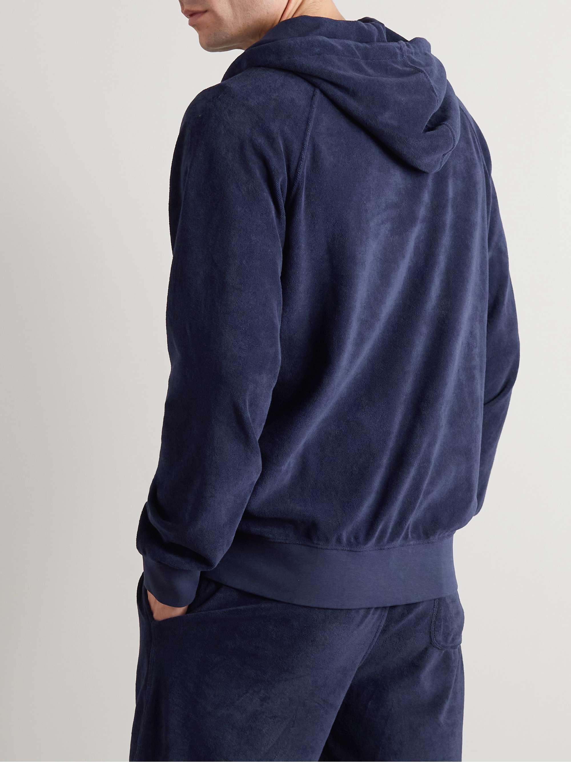 HARTFORD Cotton-Blend Terry Zip-Up Hoodie