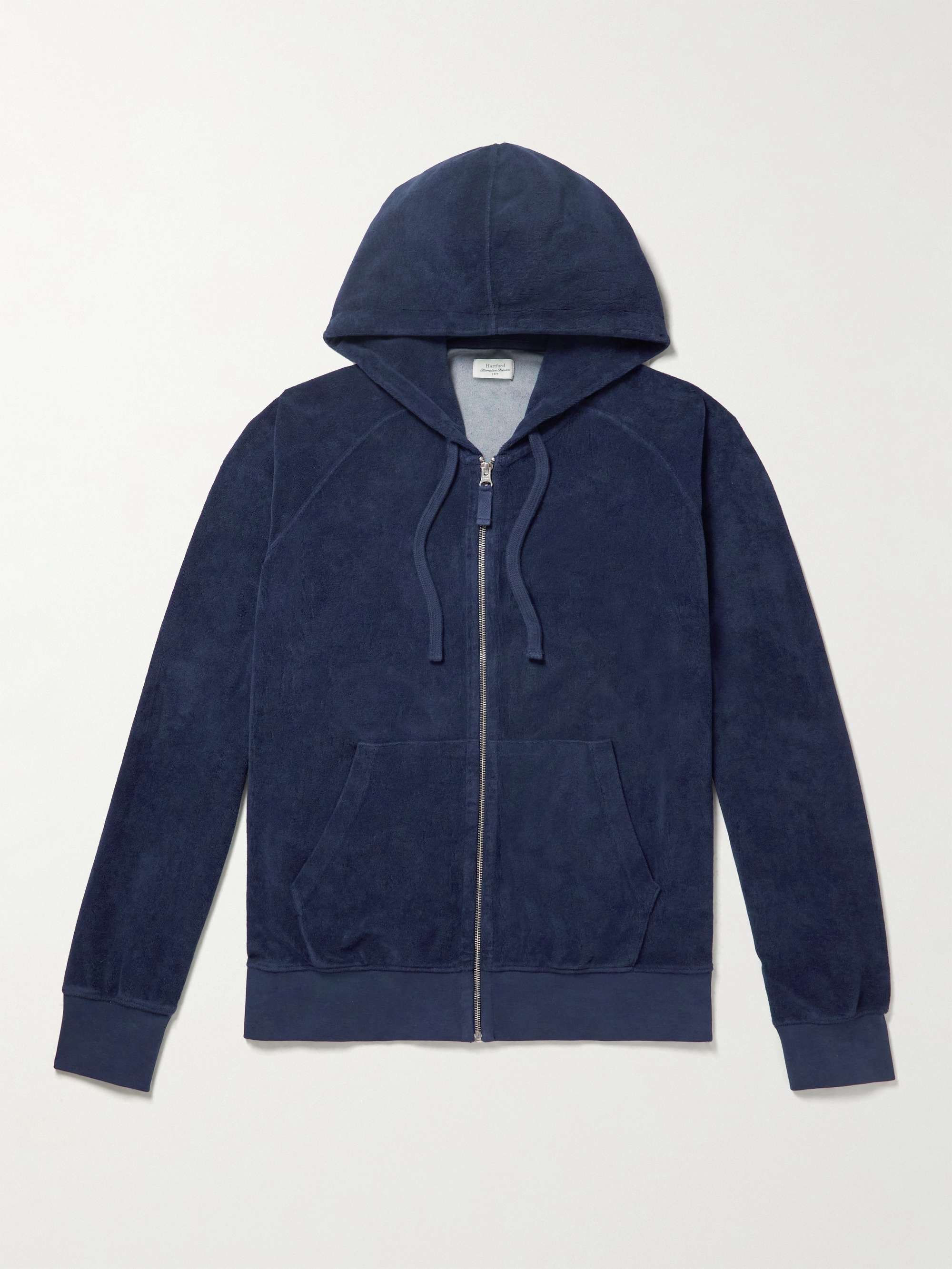 HARTFORD Cotton-Blend Terry Zip-Up Hoodie
