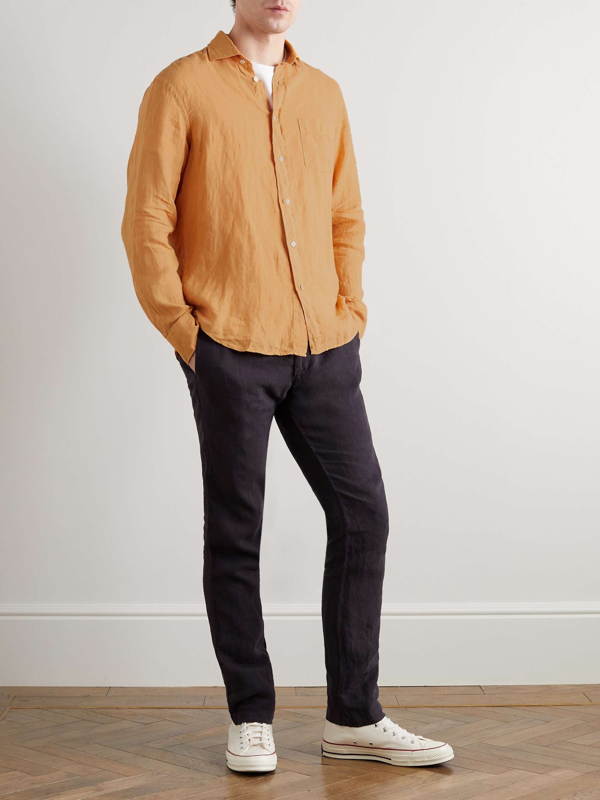 HARTFORD Paul Pat Linen Shirt