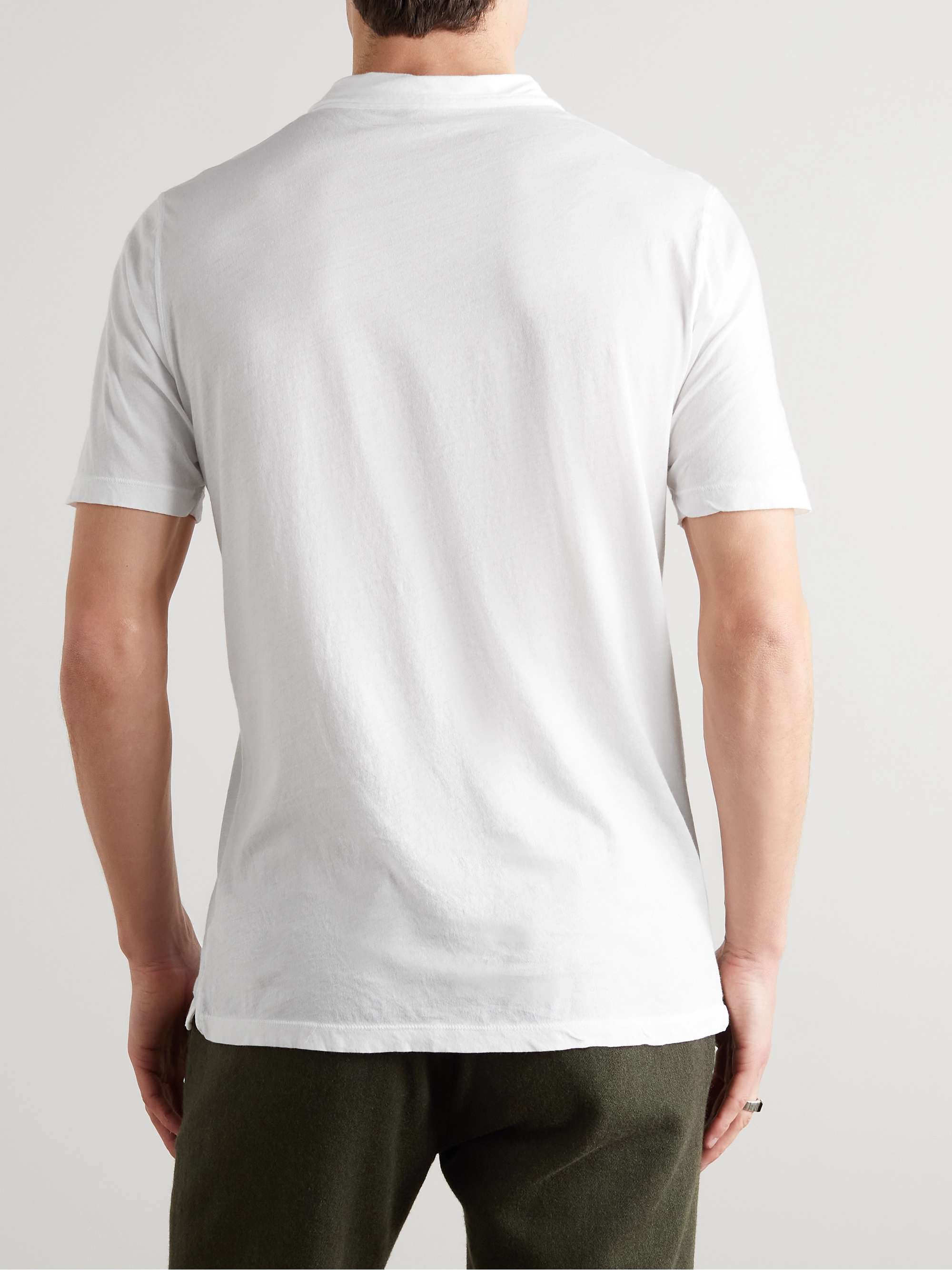 HARTFORD Slim-Fit Cotton-Jersey Polo Shirt for Men | MR PORTER