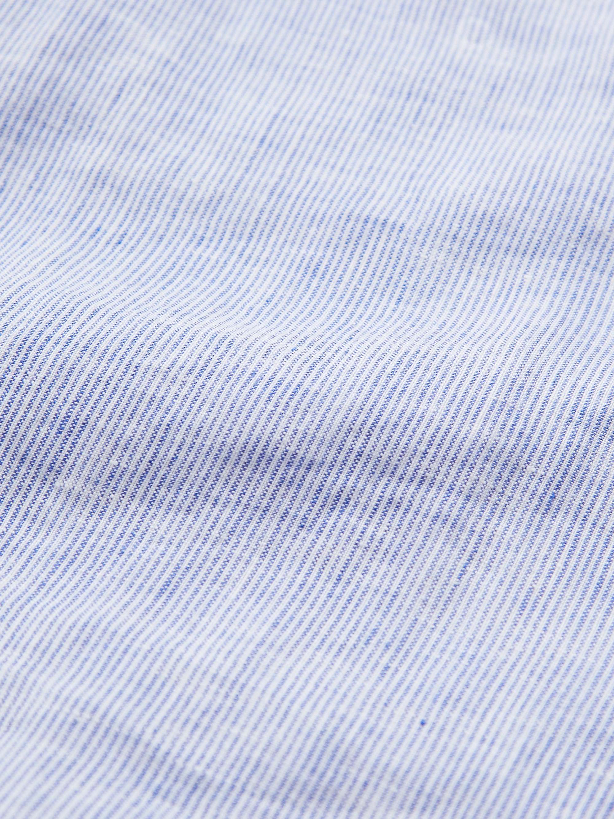 HARTFORD Paul Striped Linen Shirt