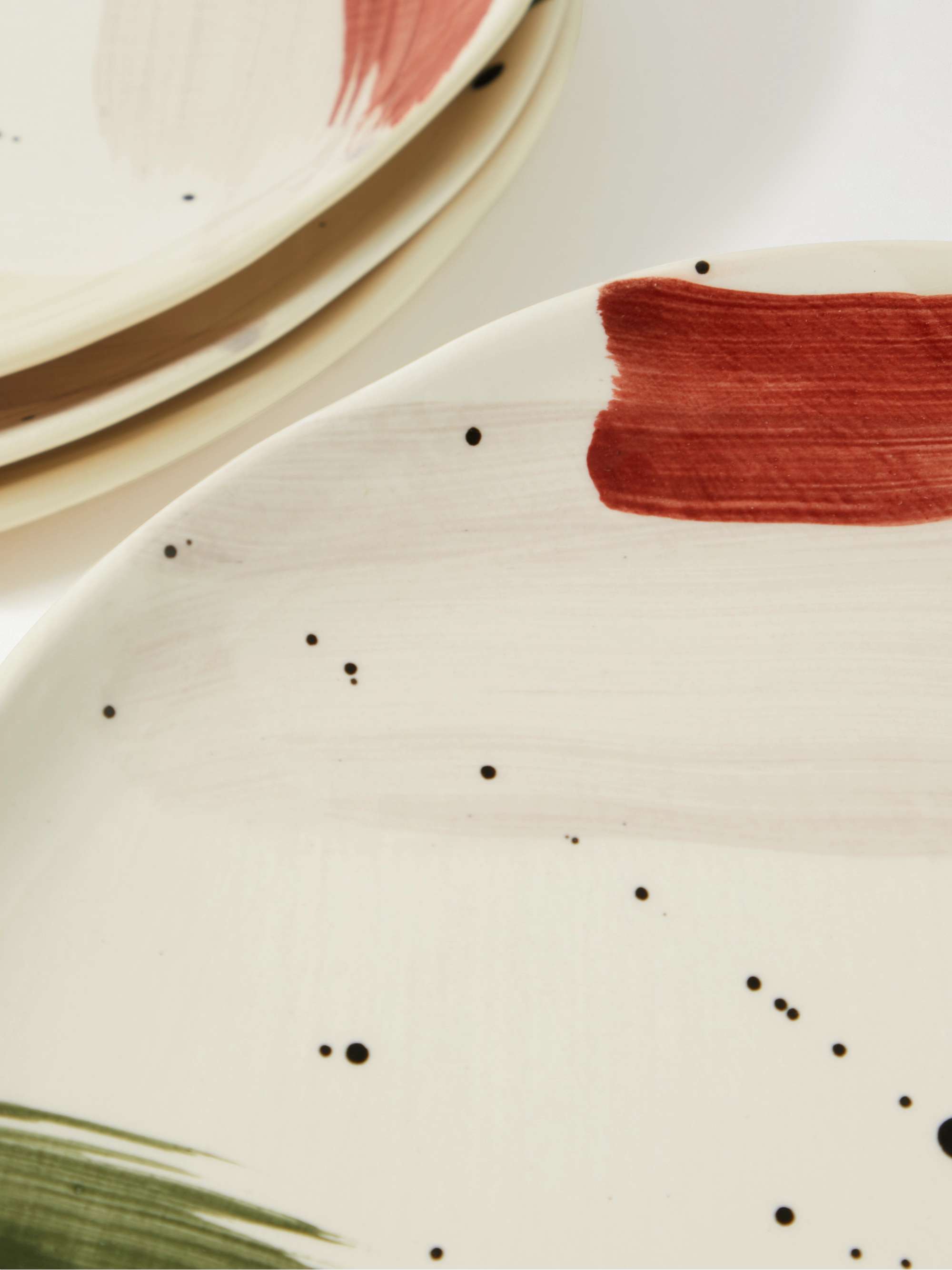 SOHO HOME Alameda Set of Four Stoneware Plates