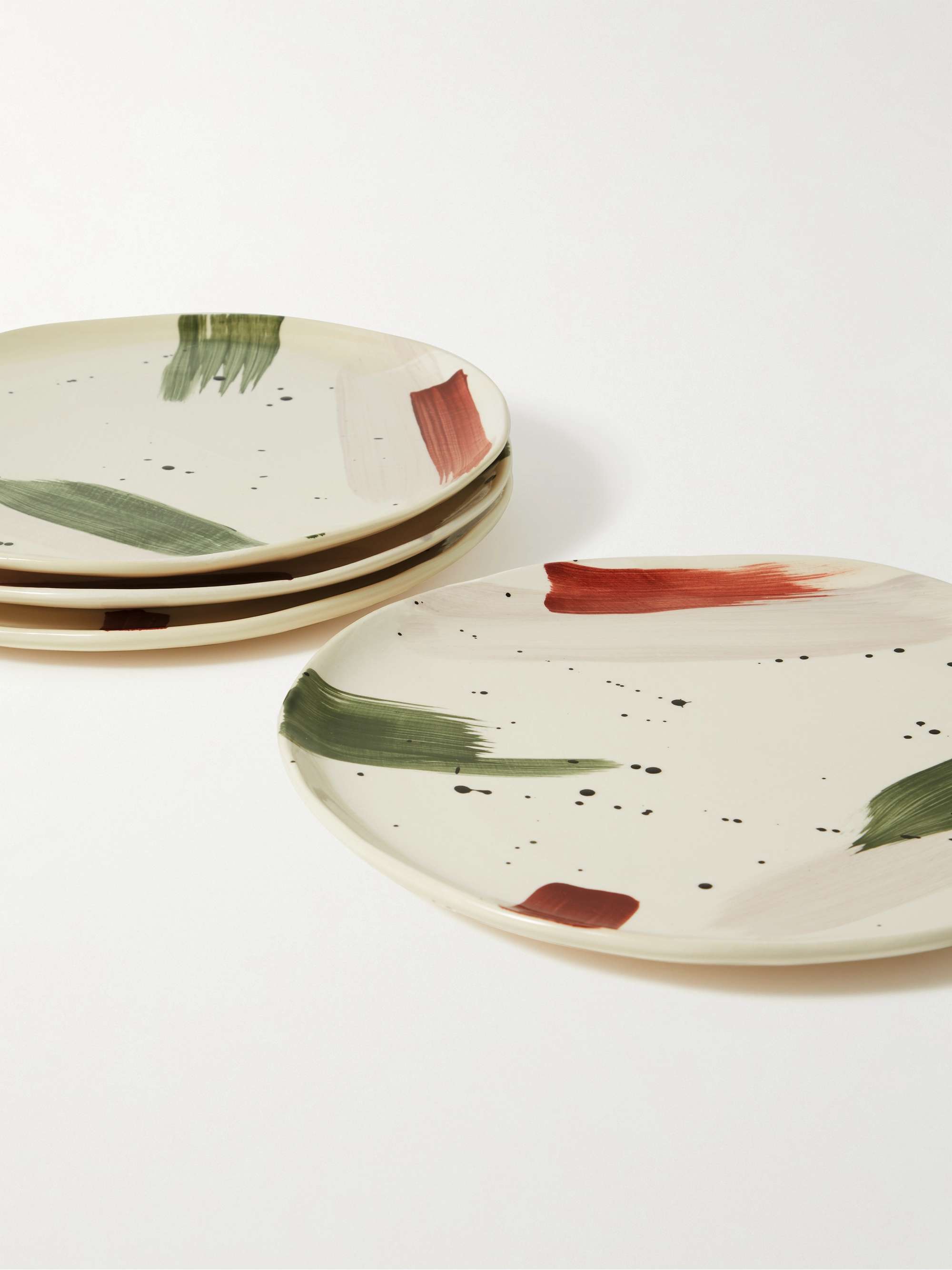SOHO HOME Alameda Set of Four Stoneware Plates