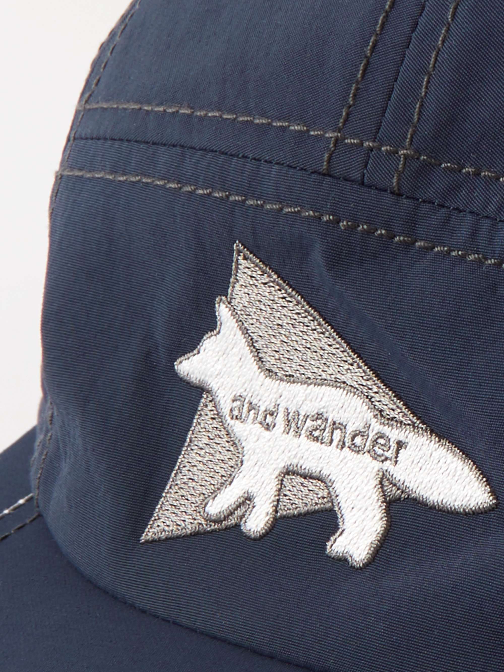 AND WANDER + Maison Kitsuné Logo-Embroidered Nylon Baseball Cap