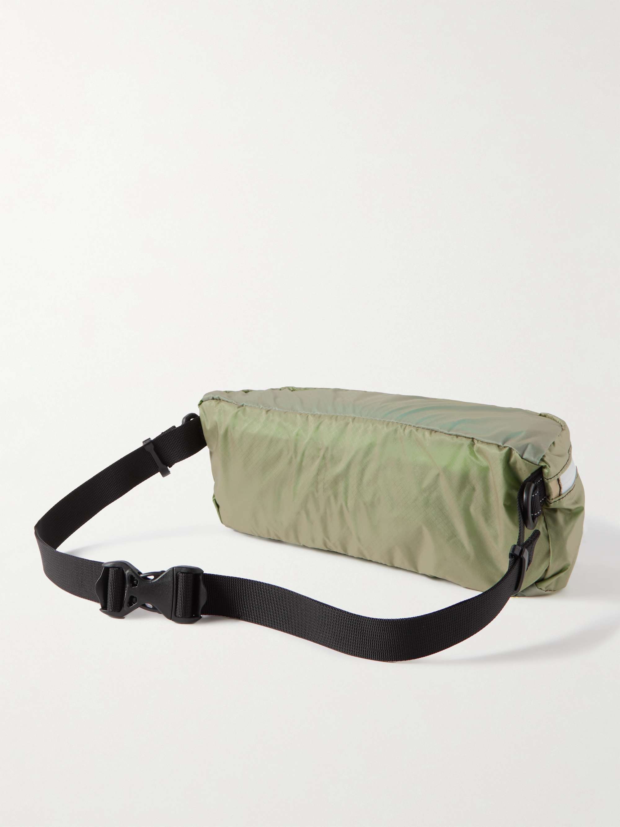 AND WANDER + Maison Kitsuné Logo-Appliquéd Ripstop Belt Bag