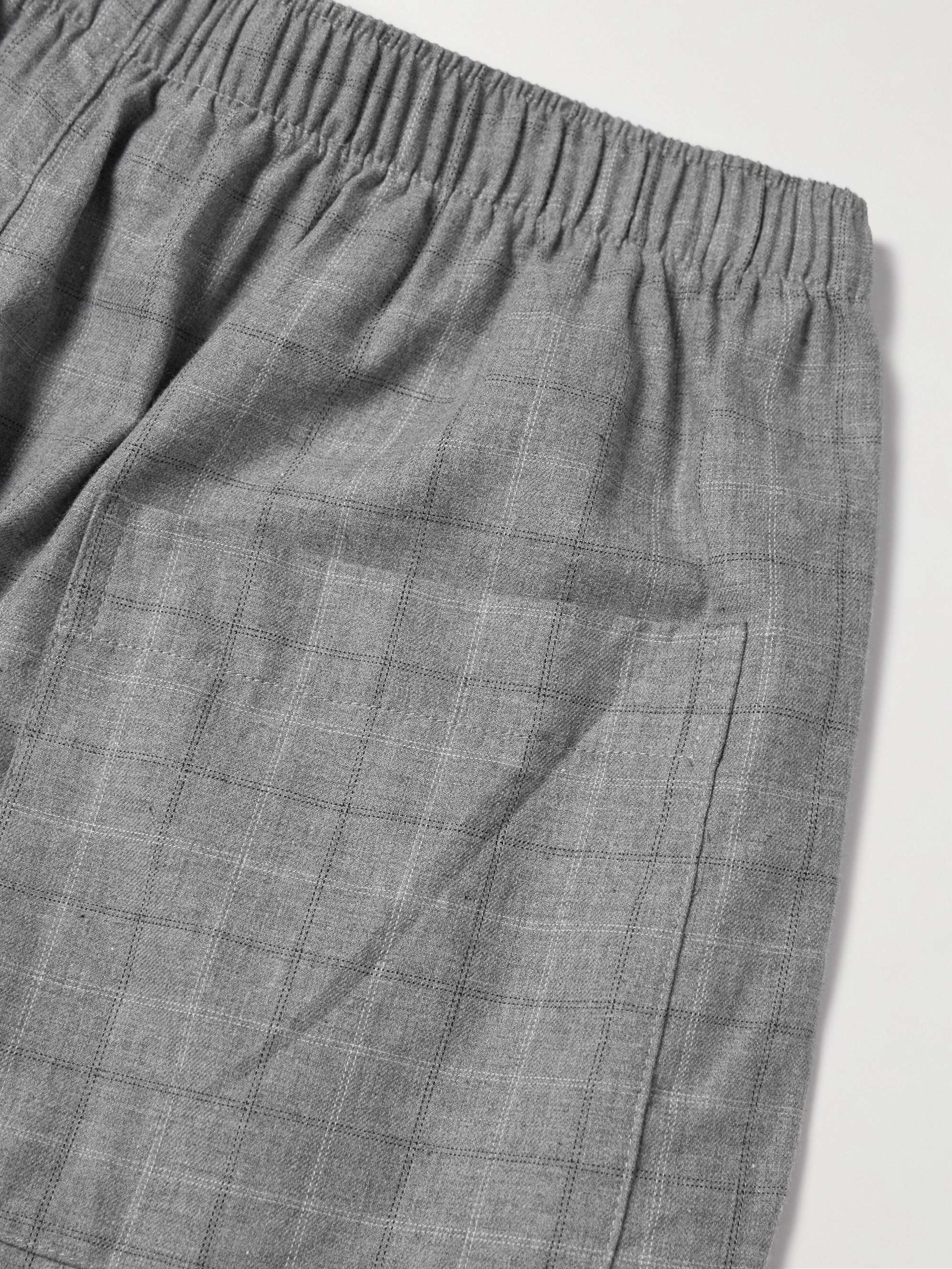 SUNSPEL Striped Cotton-Poplin Pyjama Trousers