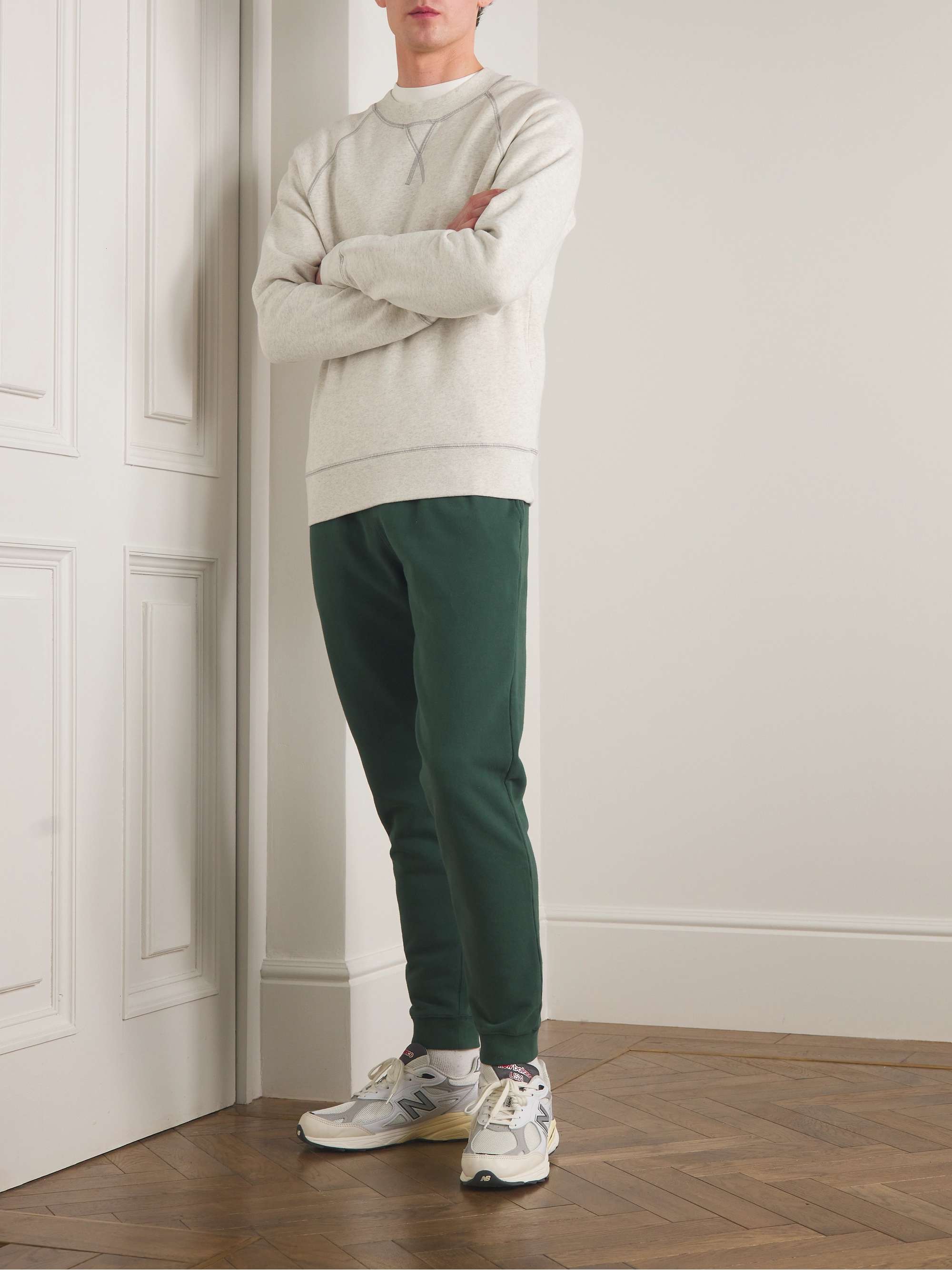 SUNSPEL Brushed Cotton-Jersey Sweatshirt