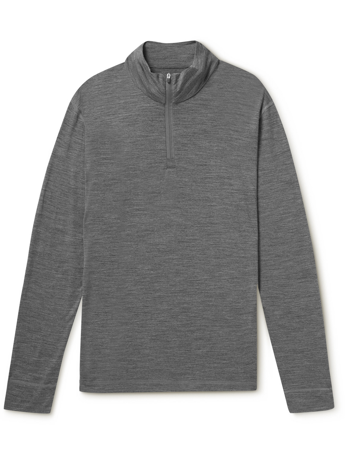 Merino Wool Half-Zip Sweatshirt