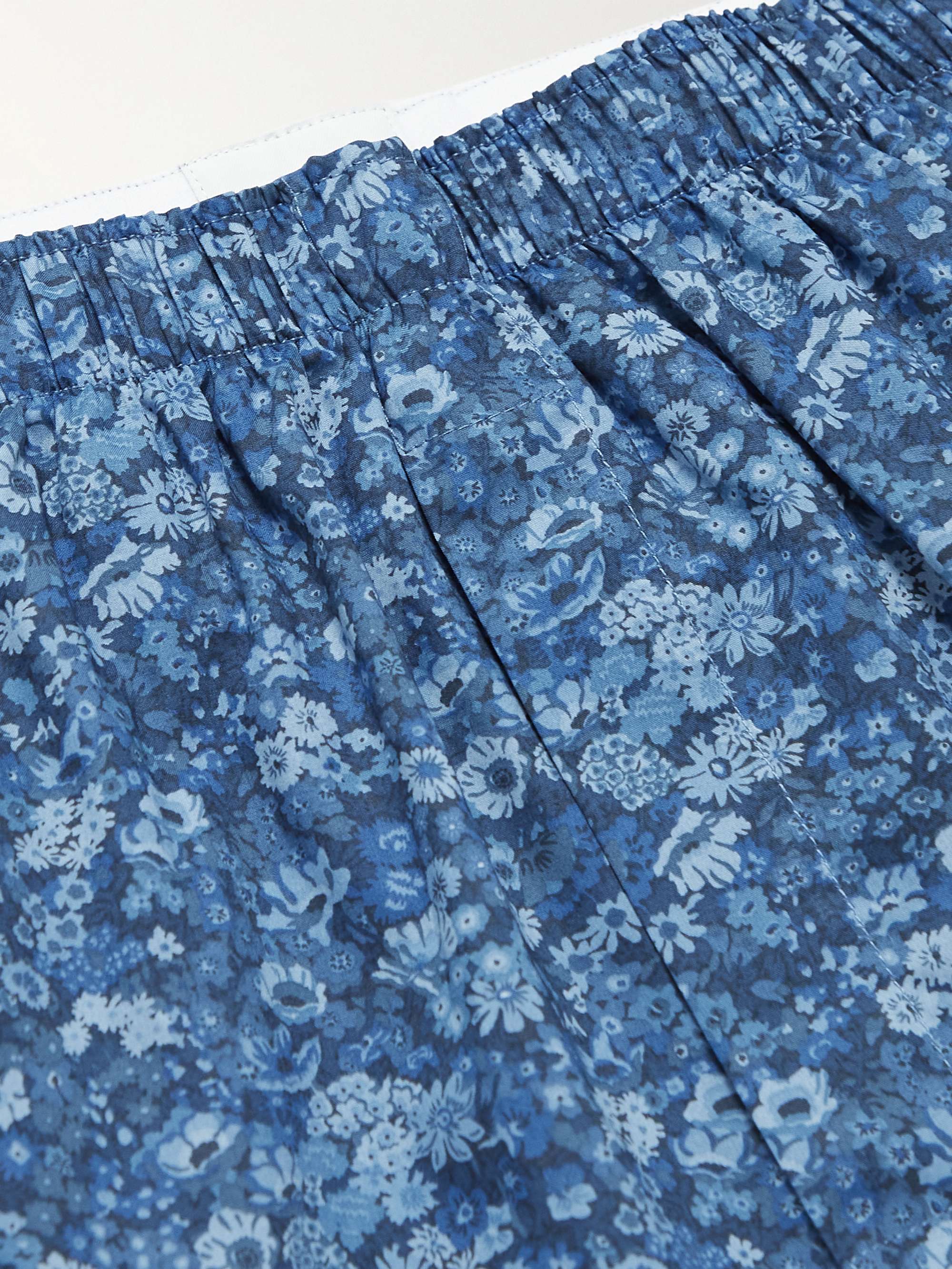 SUNSPEL Floral-Print Cotton Boxer Shorts