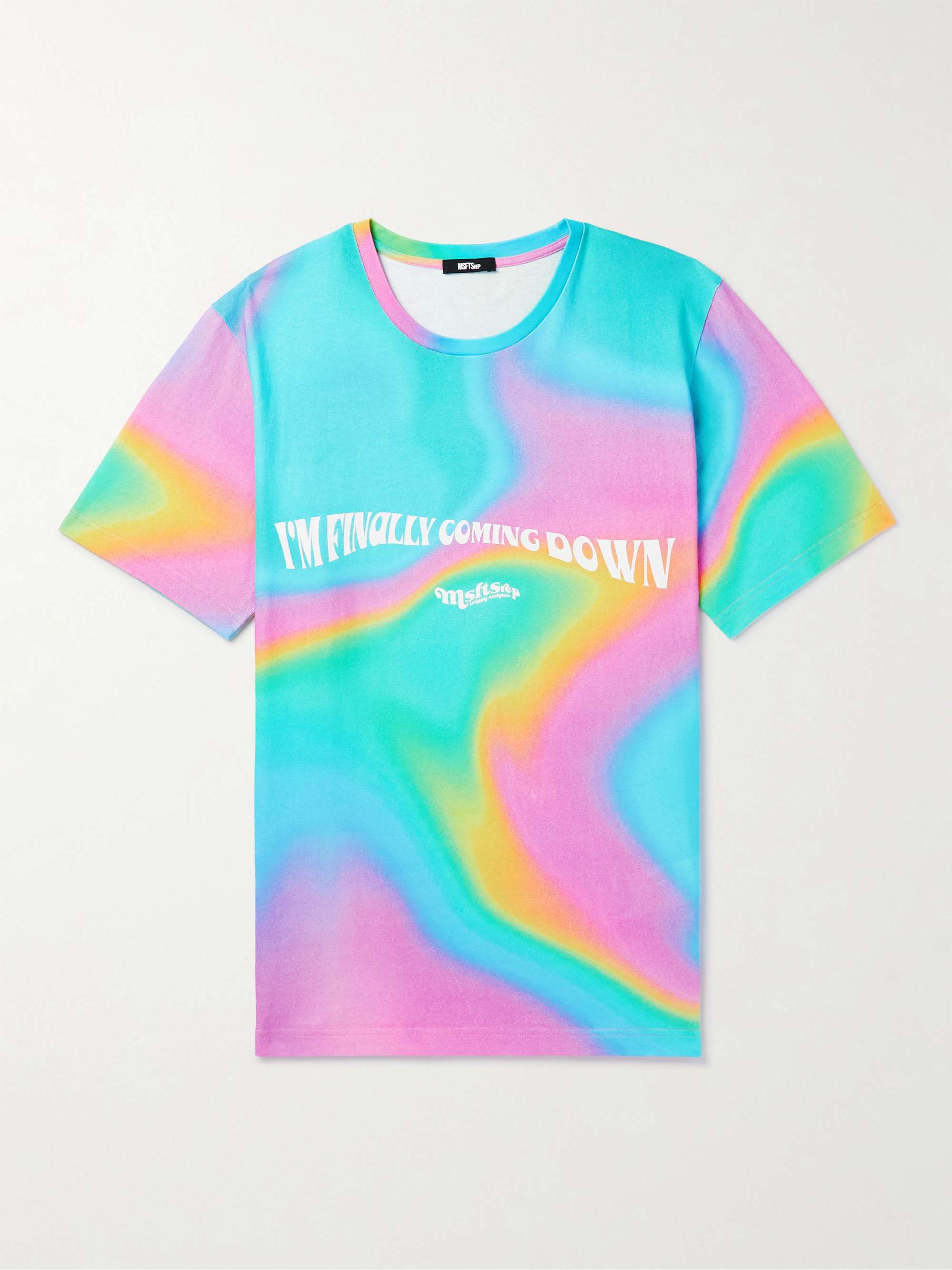 MSFTSREP Printed Cotton-Jersey T-Shirt