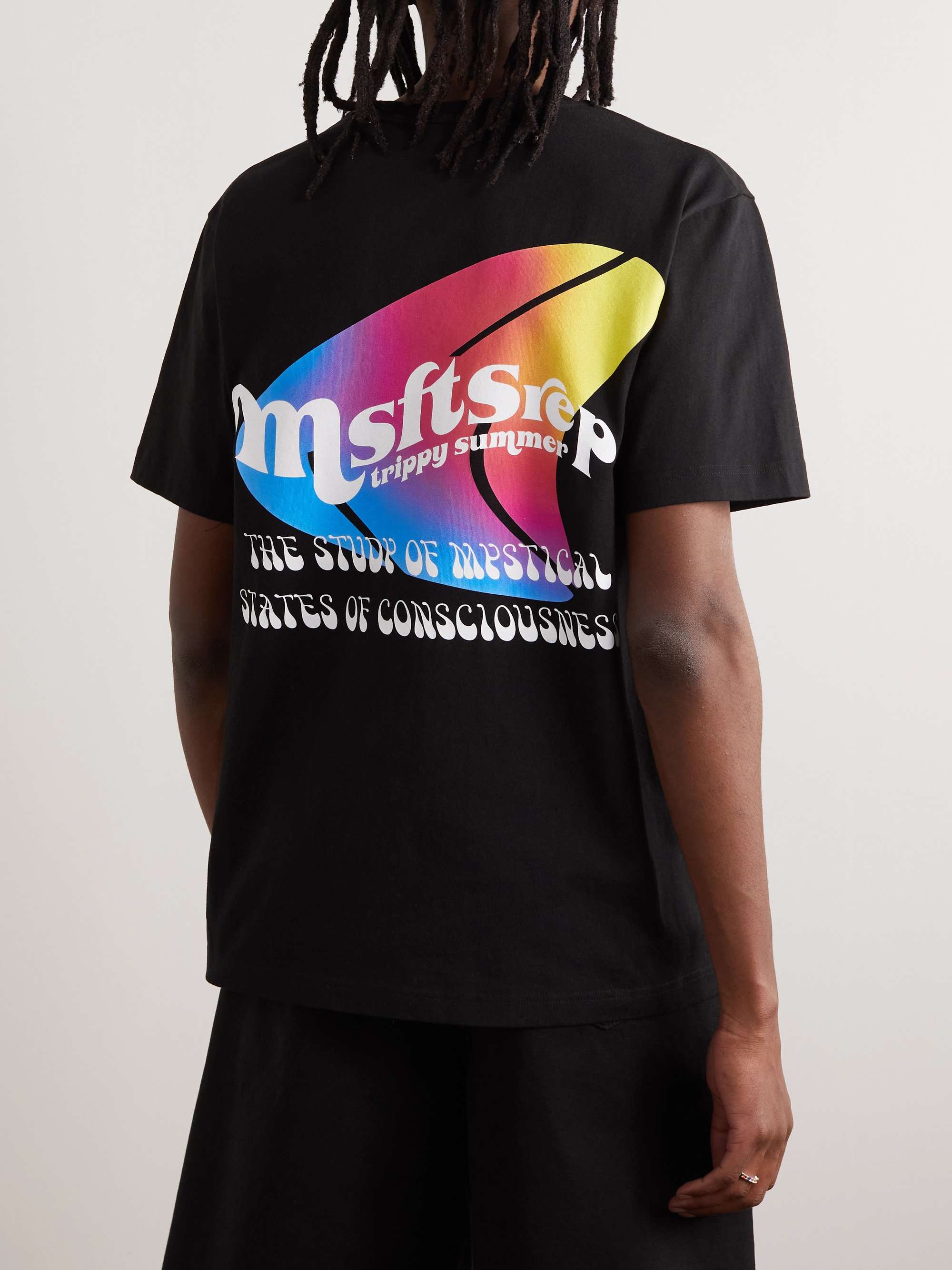 MSFTSREP Logo-Print Cotton-Jersey T-Shirt