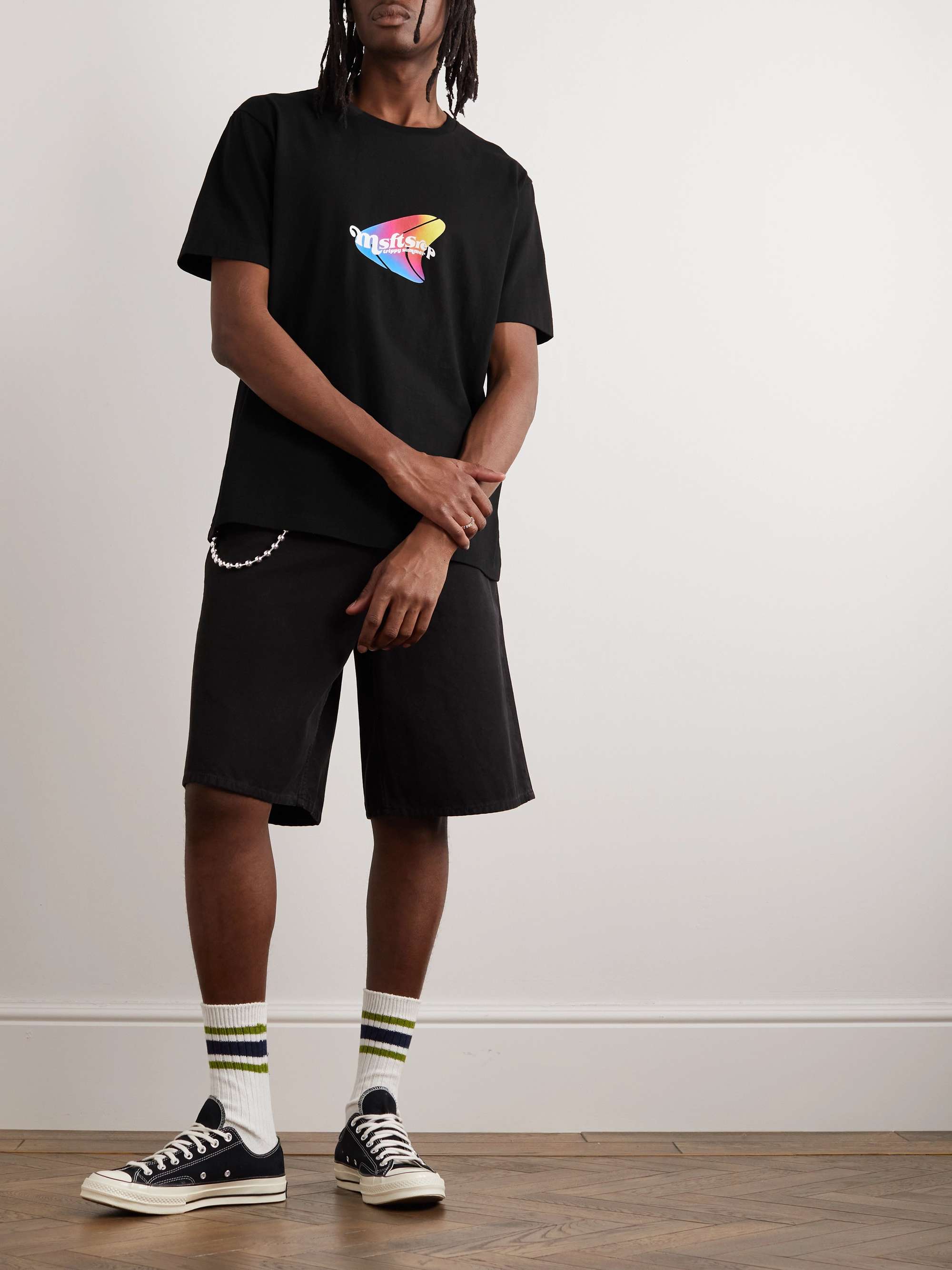 MSFTSREP Logo-Print Cotton-Jersey T-Shirt